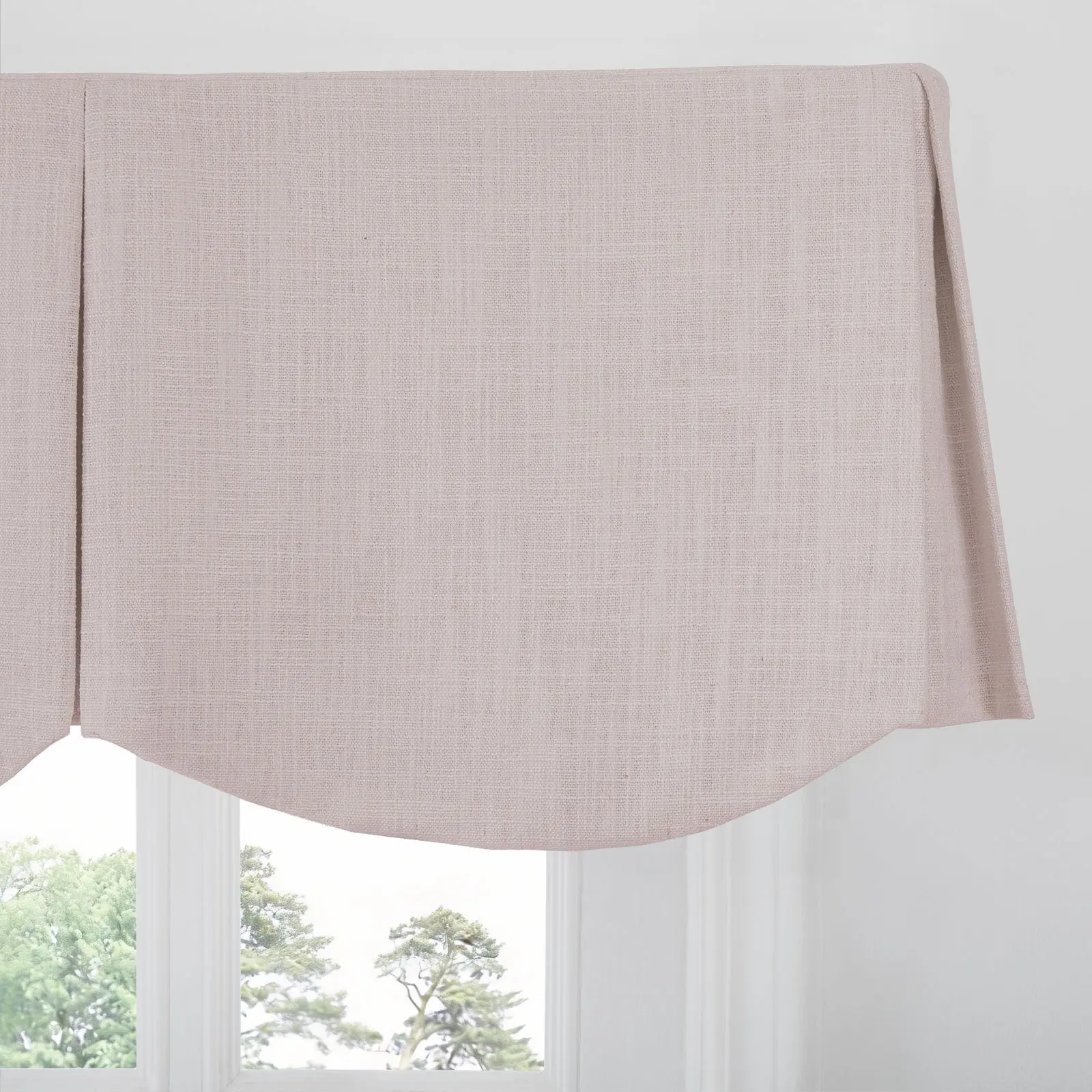 Liz Linen Board Mounted Scalloped Valance - Image 57