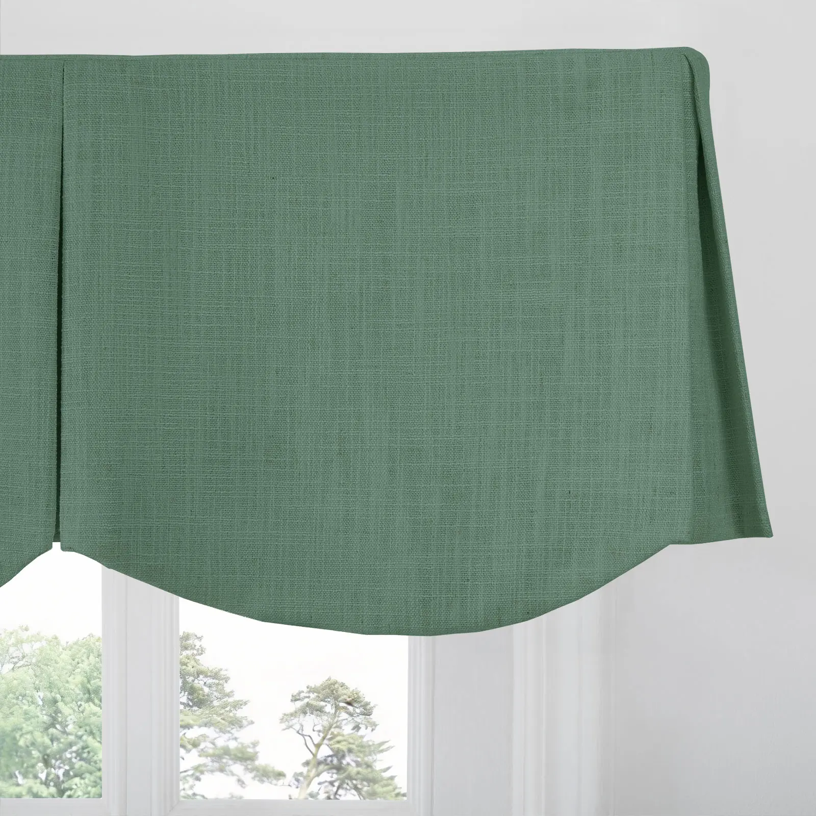 Liz Linen Board Mounted Scalloped Valance - Image 62