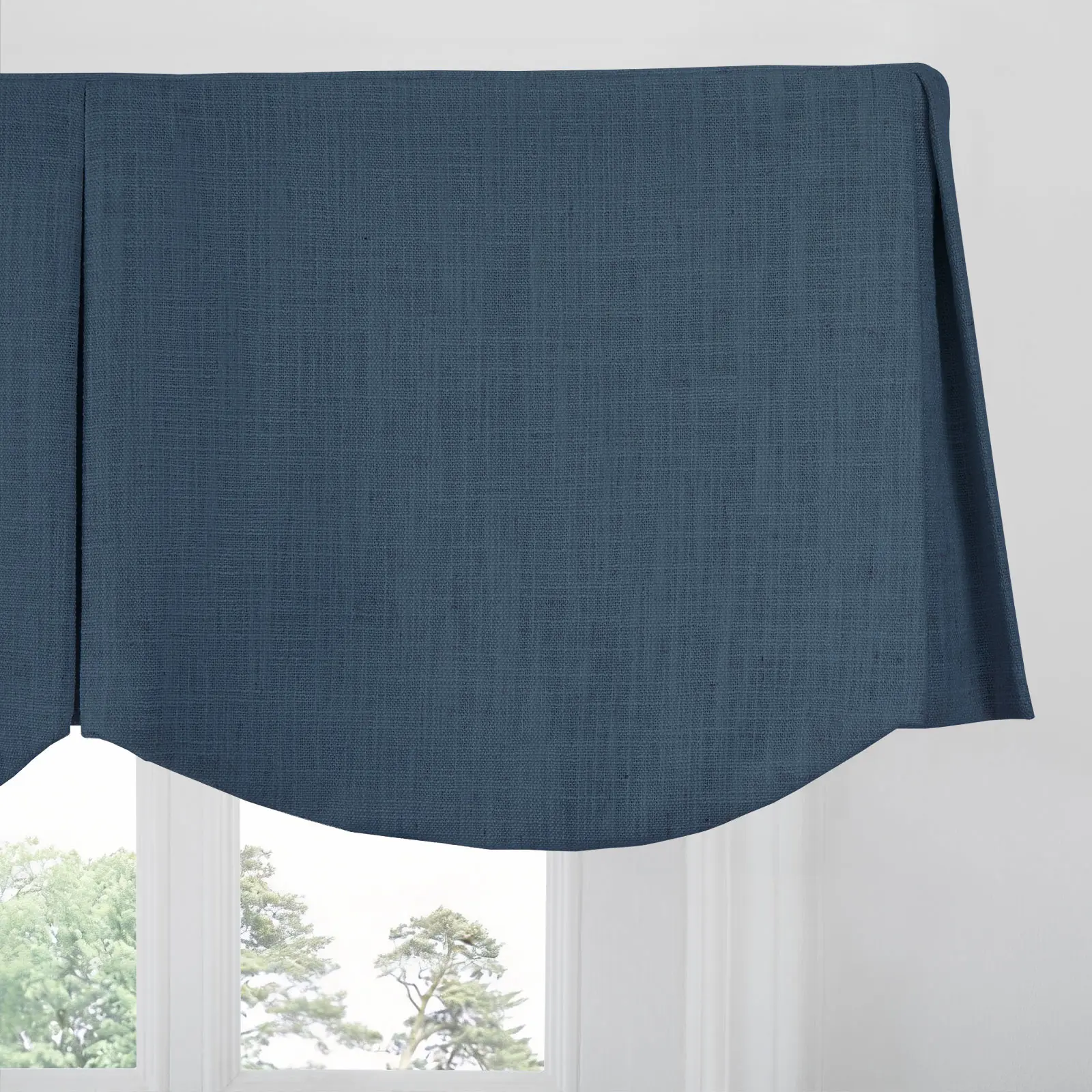 Liz Linen Board Mounted Scalloped Valance - Image 87