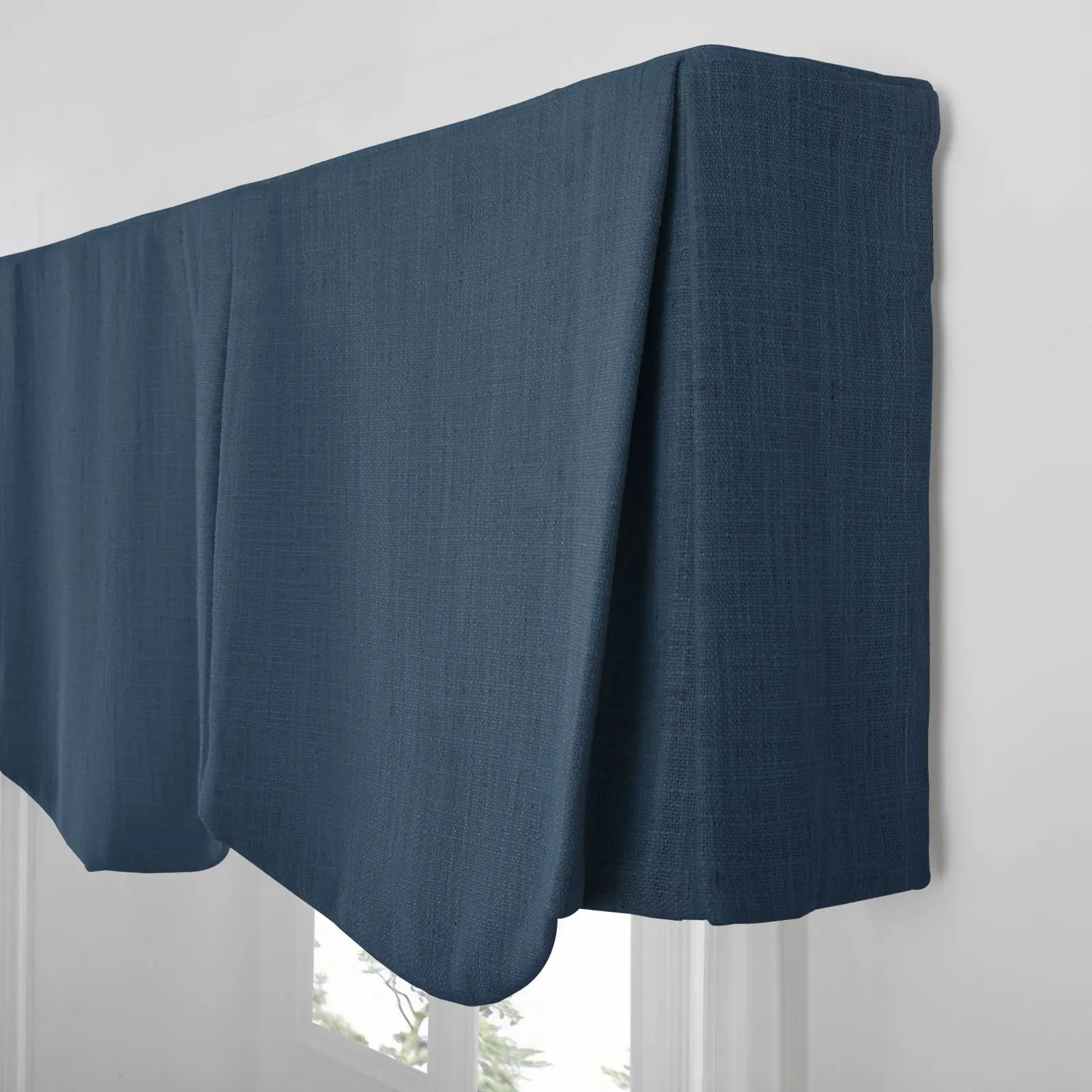 Liz Linen Board Mounted Scalloped Valance - Image 88