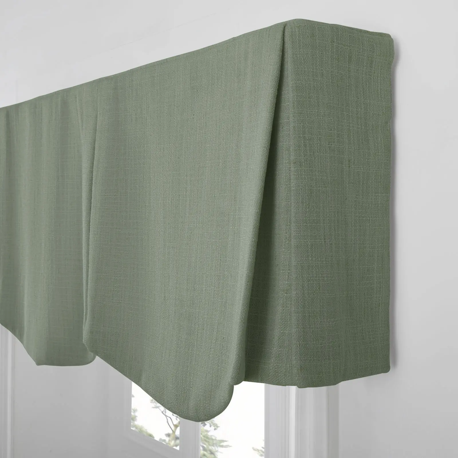 Liz Linen Board Mounted Scalloped Valance - Image 98