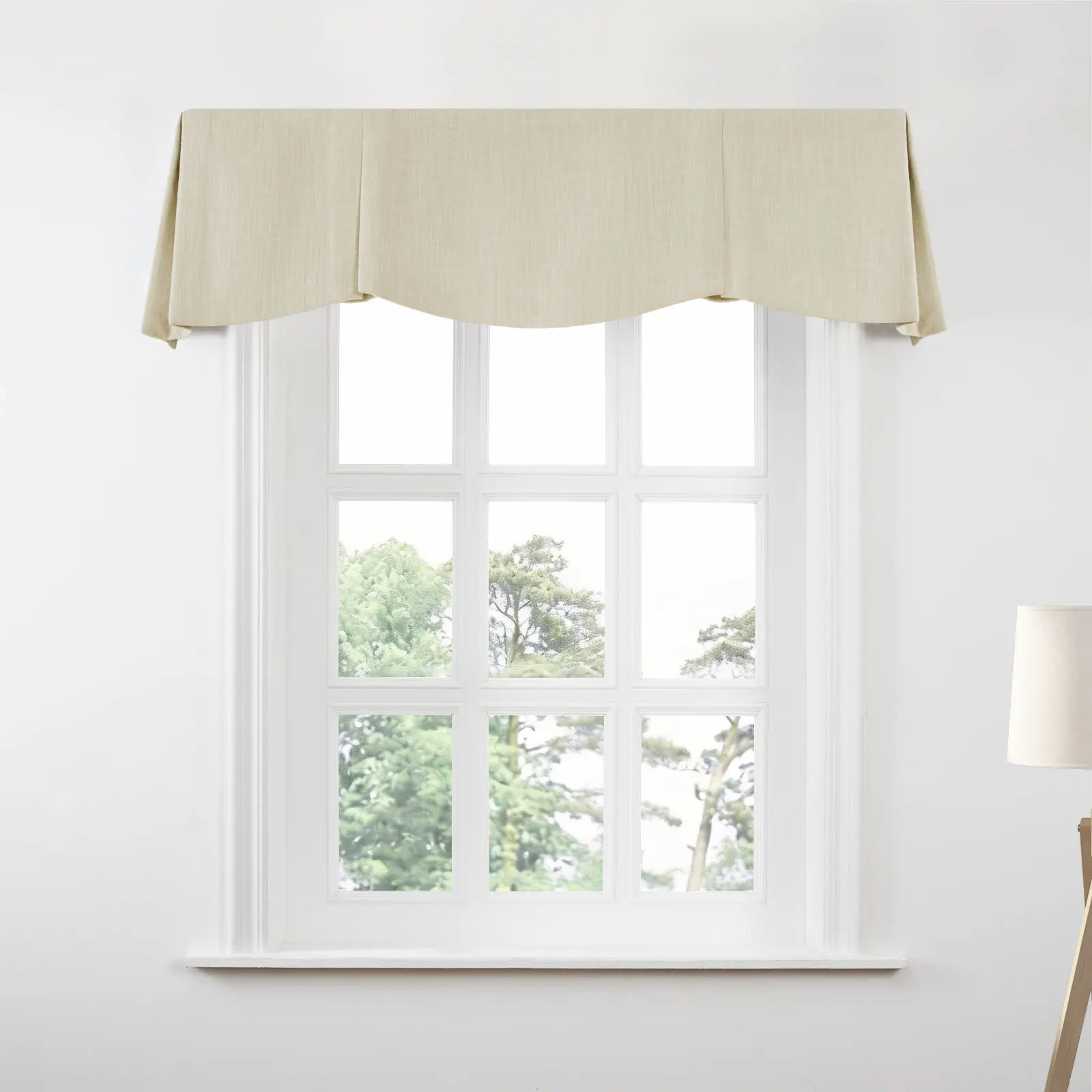 Liz Linen Board Mounted Shaped Valance - Image 102
