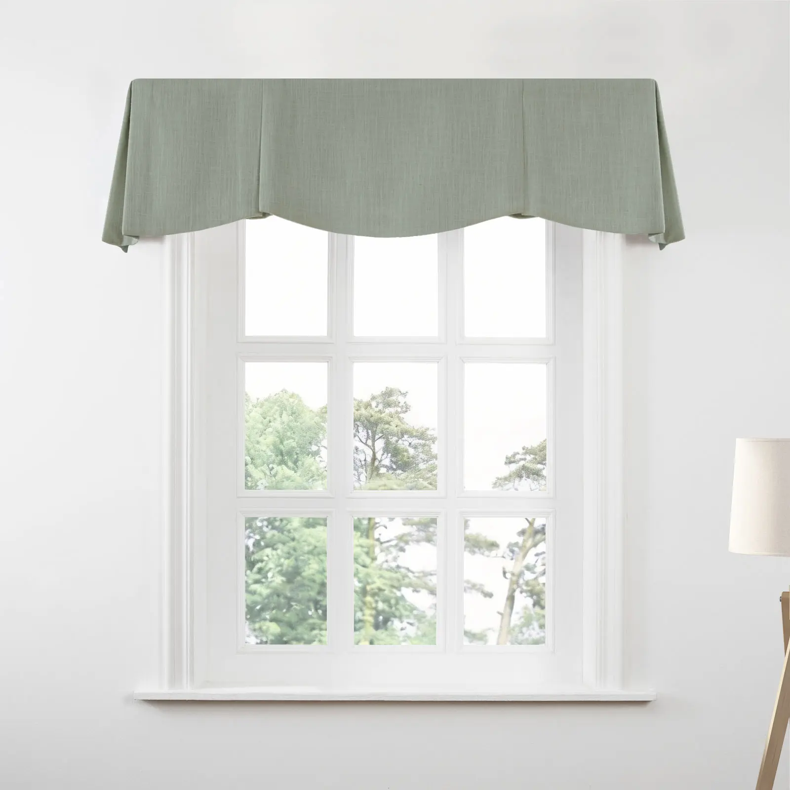 Liz Linen Board Mounted Shaped Valance - Image 122