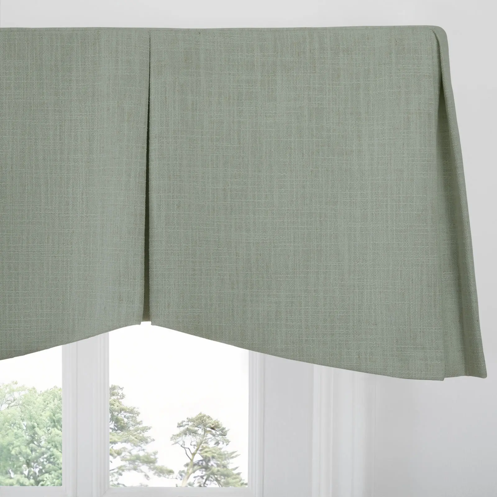 Liz Linen Board Mounted Shaped Valance - Image 123