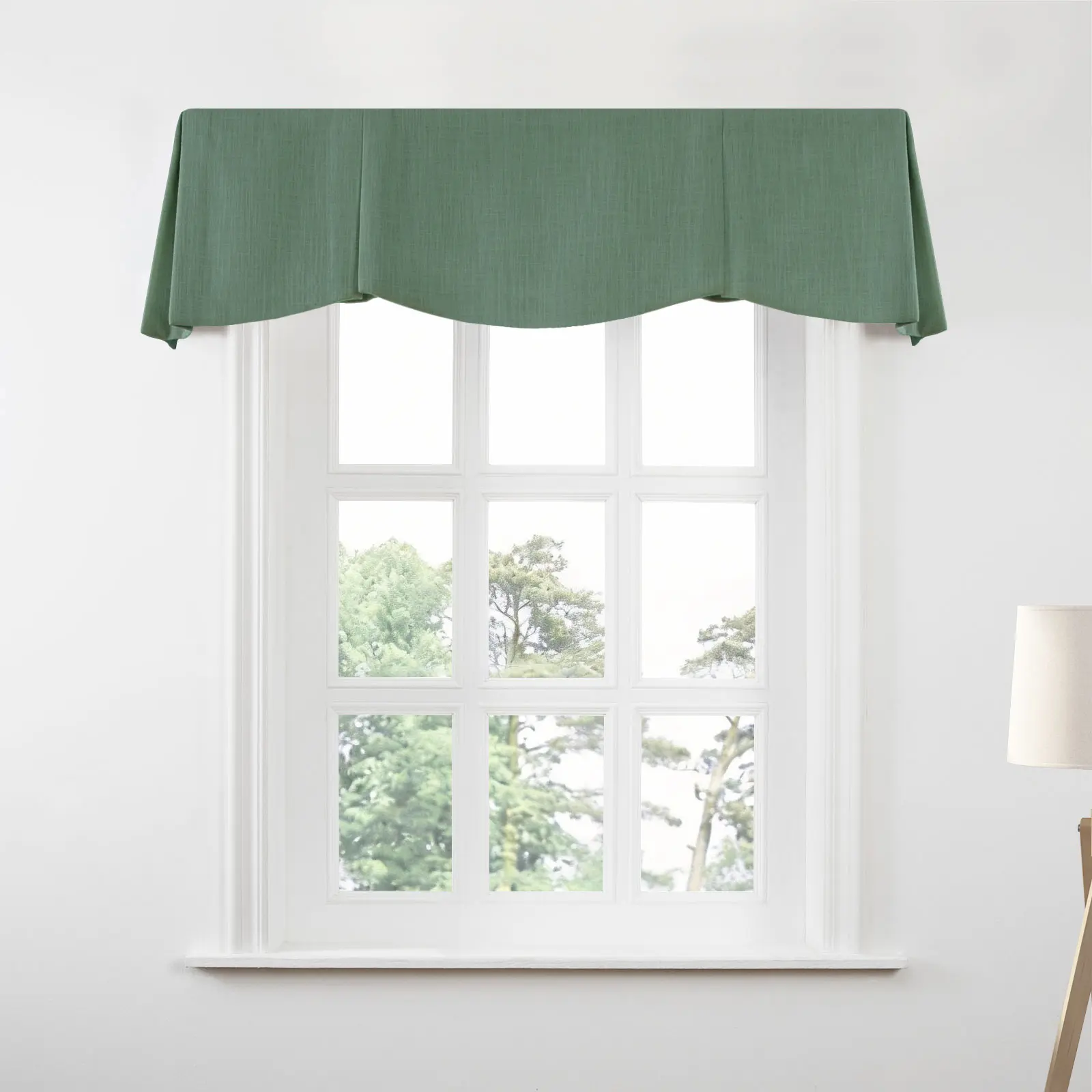 Liz Linen Board Mounted Shaped Valance - Image 132
