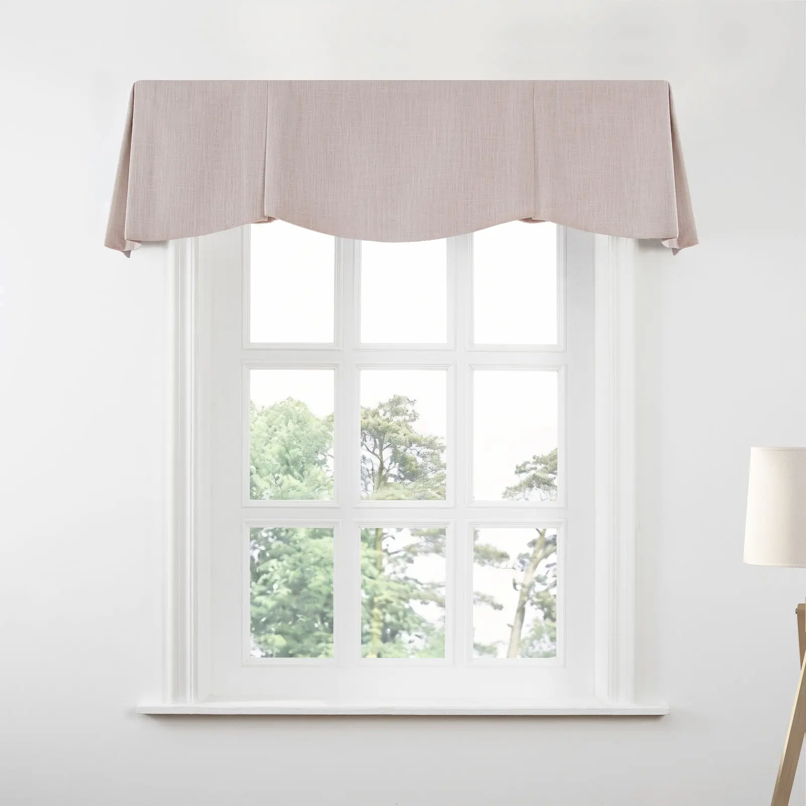 Liz Linen Board Mounted Shaped Valance - Image 137