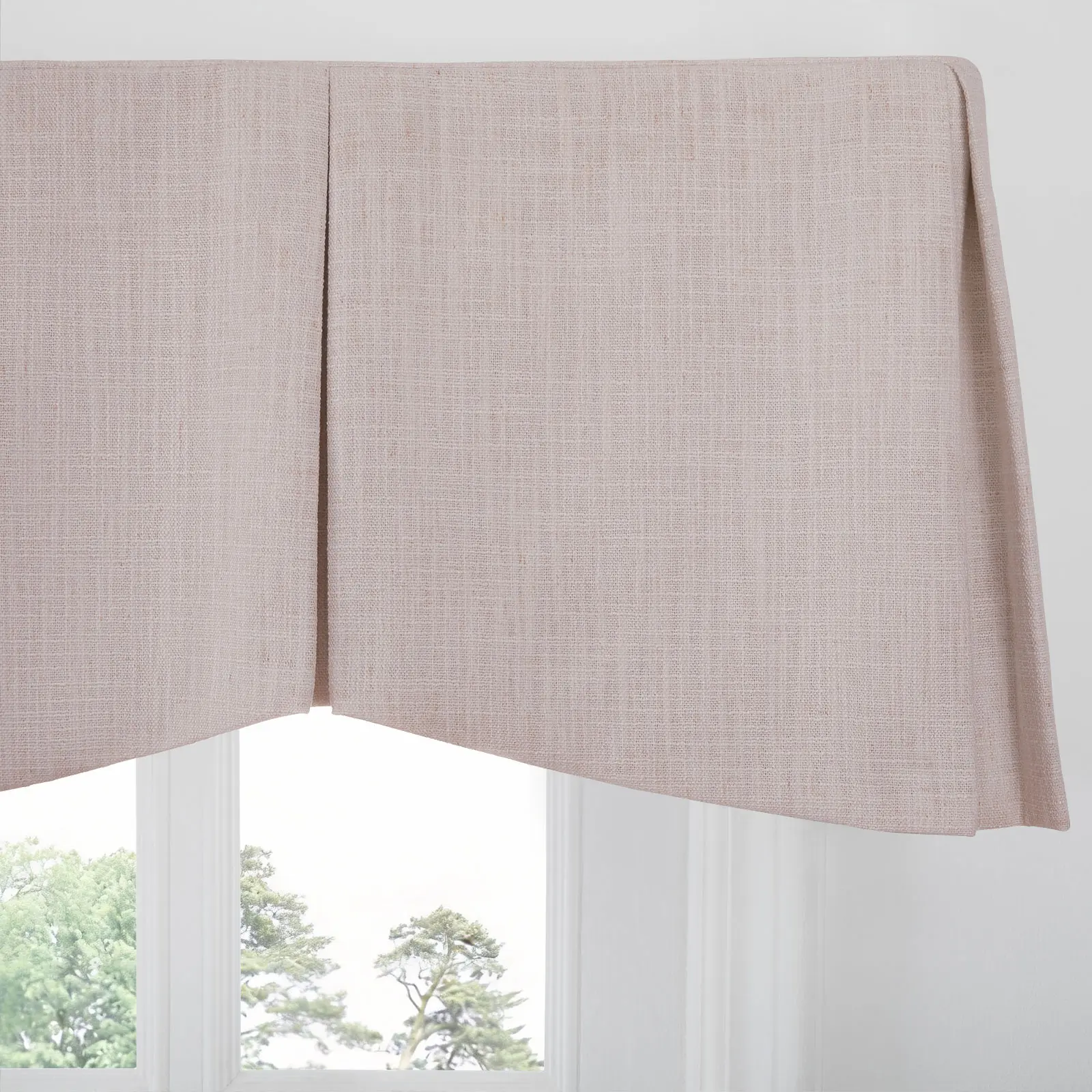 Liz Linen Board Mounted Shaped Valance - Image 138