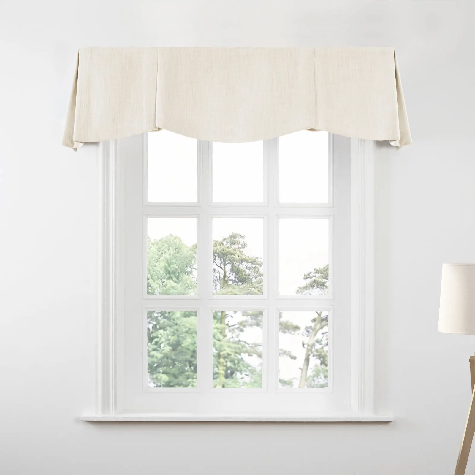Liz Linen Board Mounted Shaped Valance - Image 167