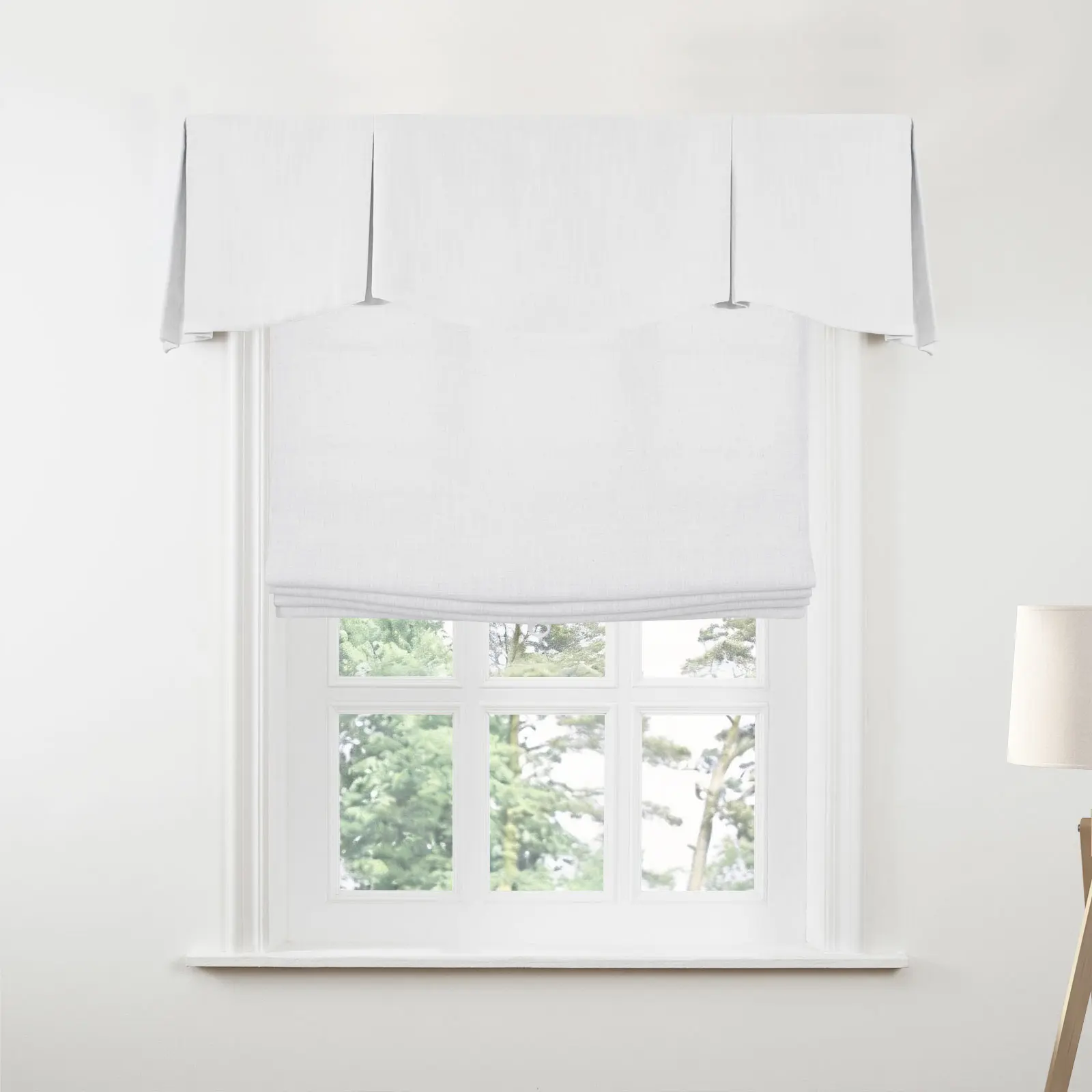 Liz Linen Board Mounted Shaped Valance - Image 181