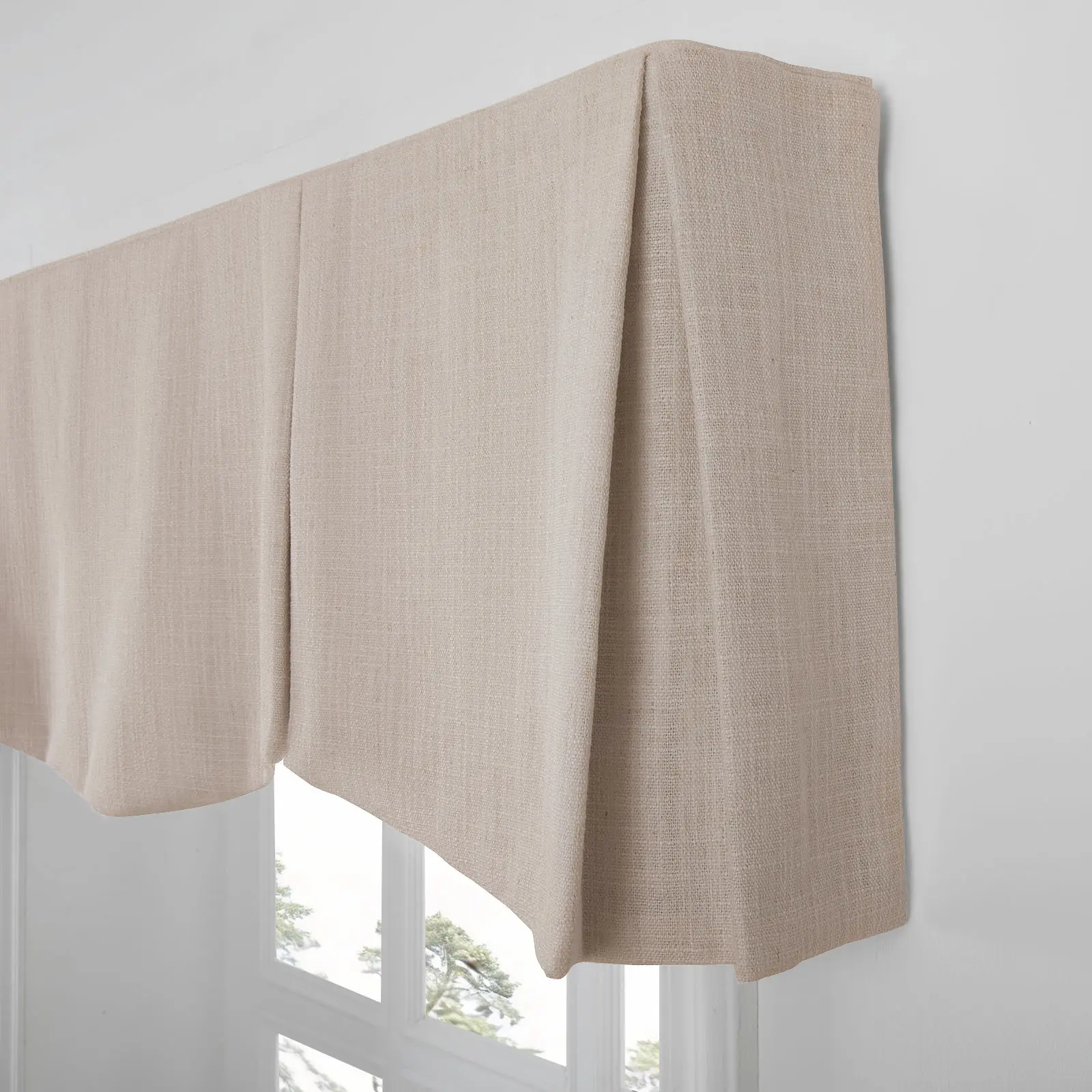 Liz Linen Board Mounted Shaped Valance - Image 186