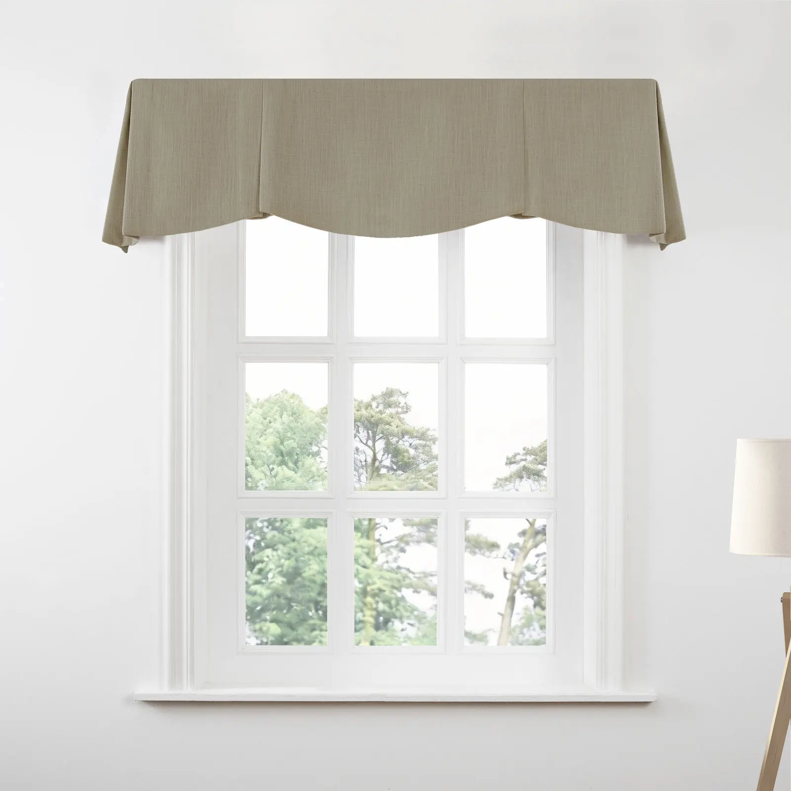 Liz Linen Board Mounted Shaped Valance - Image 188