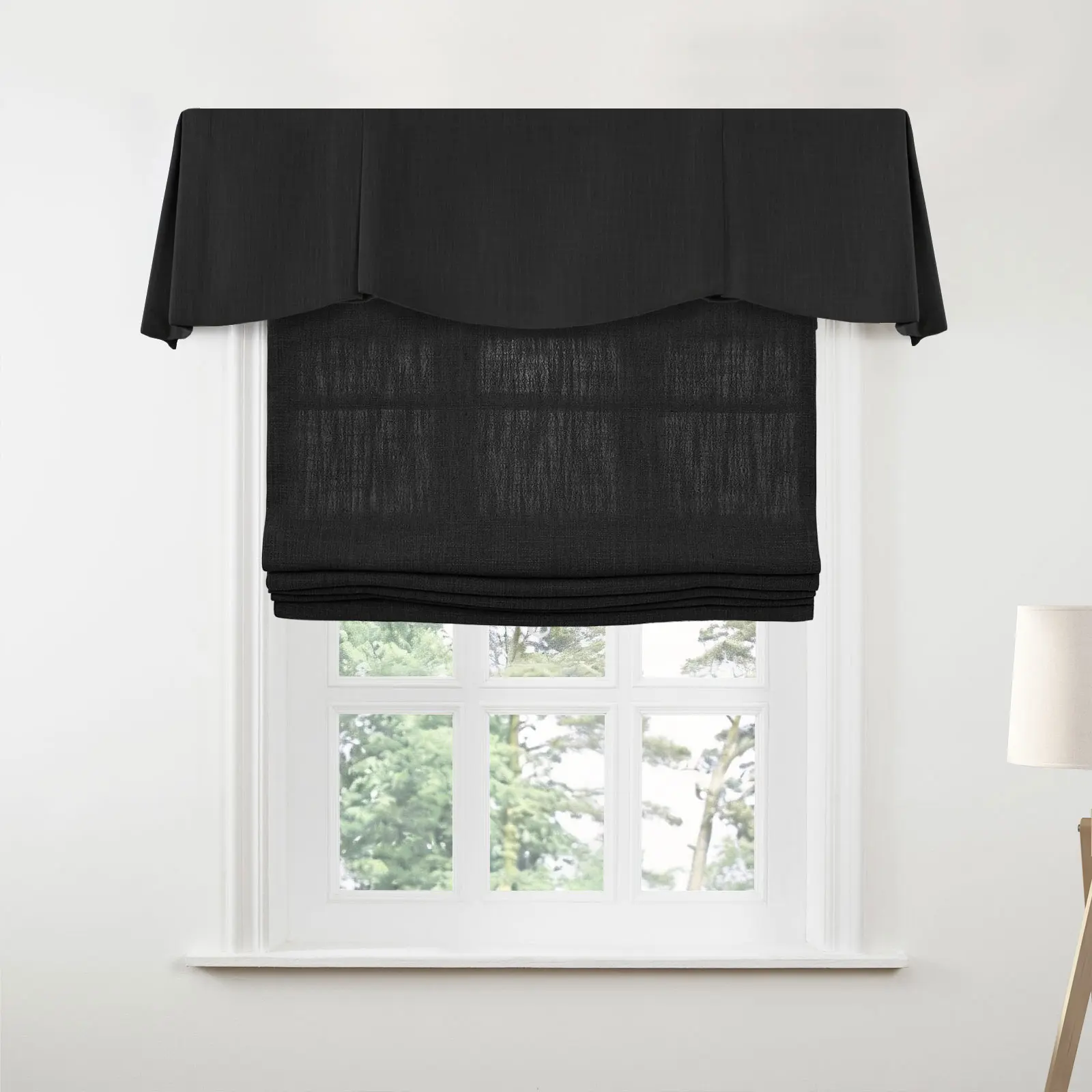 Liz Linen Board Mounted Shaped Valance - Image 22