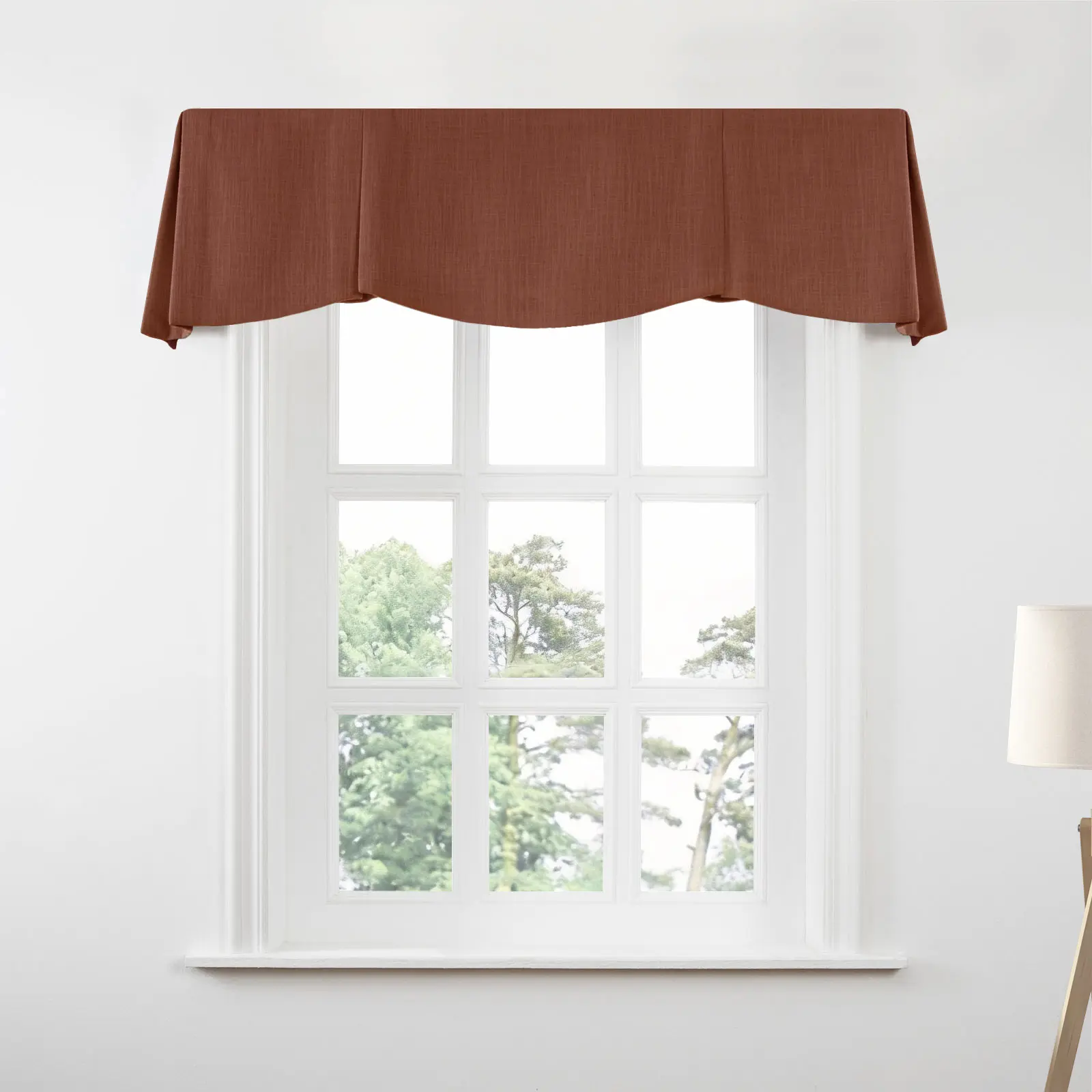 Liz Linen Board Mounted Shaped Valance - Image 58