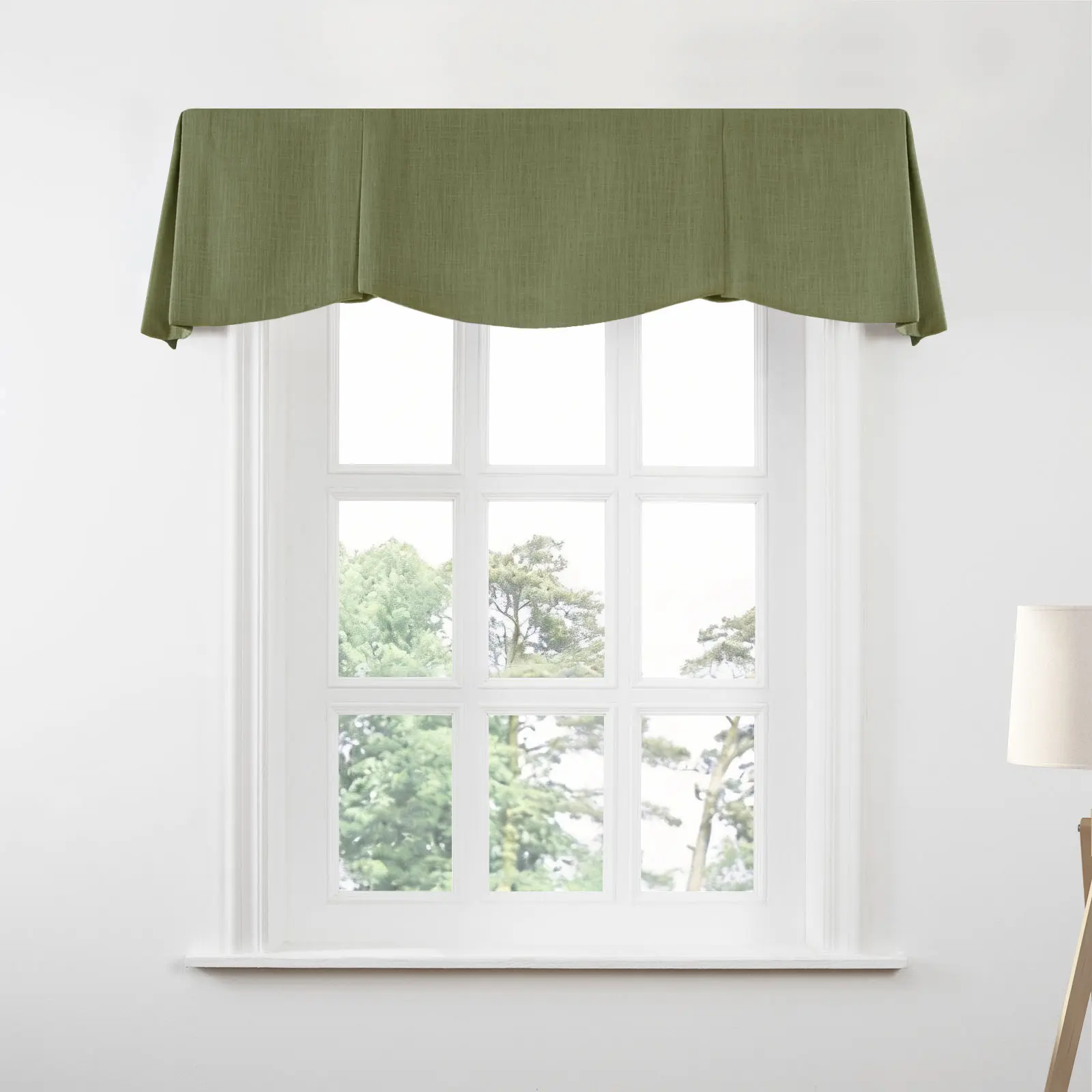 Liz Linen Board Mounted Shaped Valance - Image 82