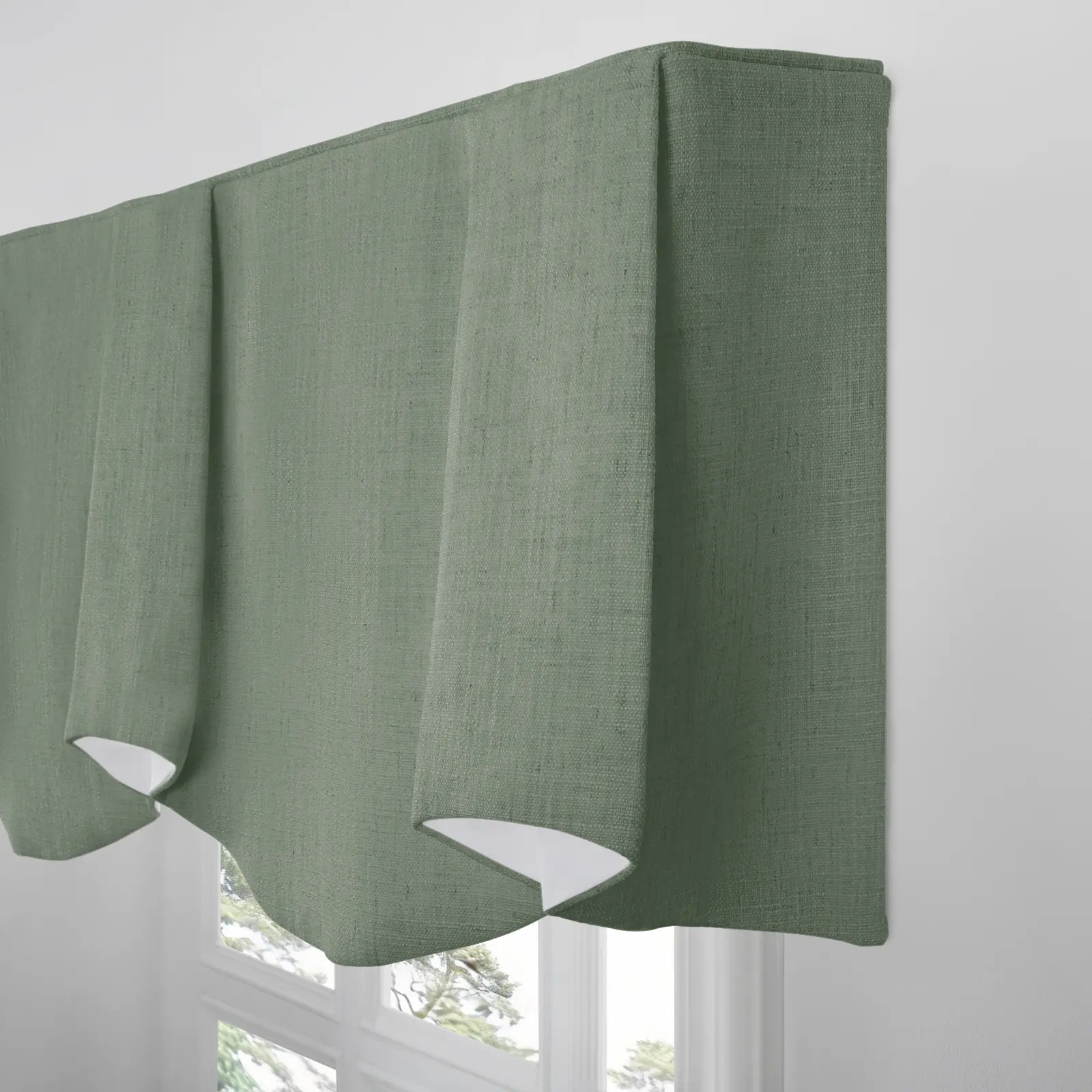 Liz Linen Board Mounted Sheffield Valance - Image 103
