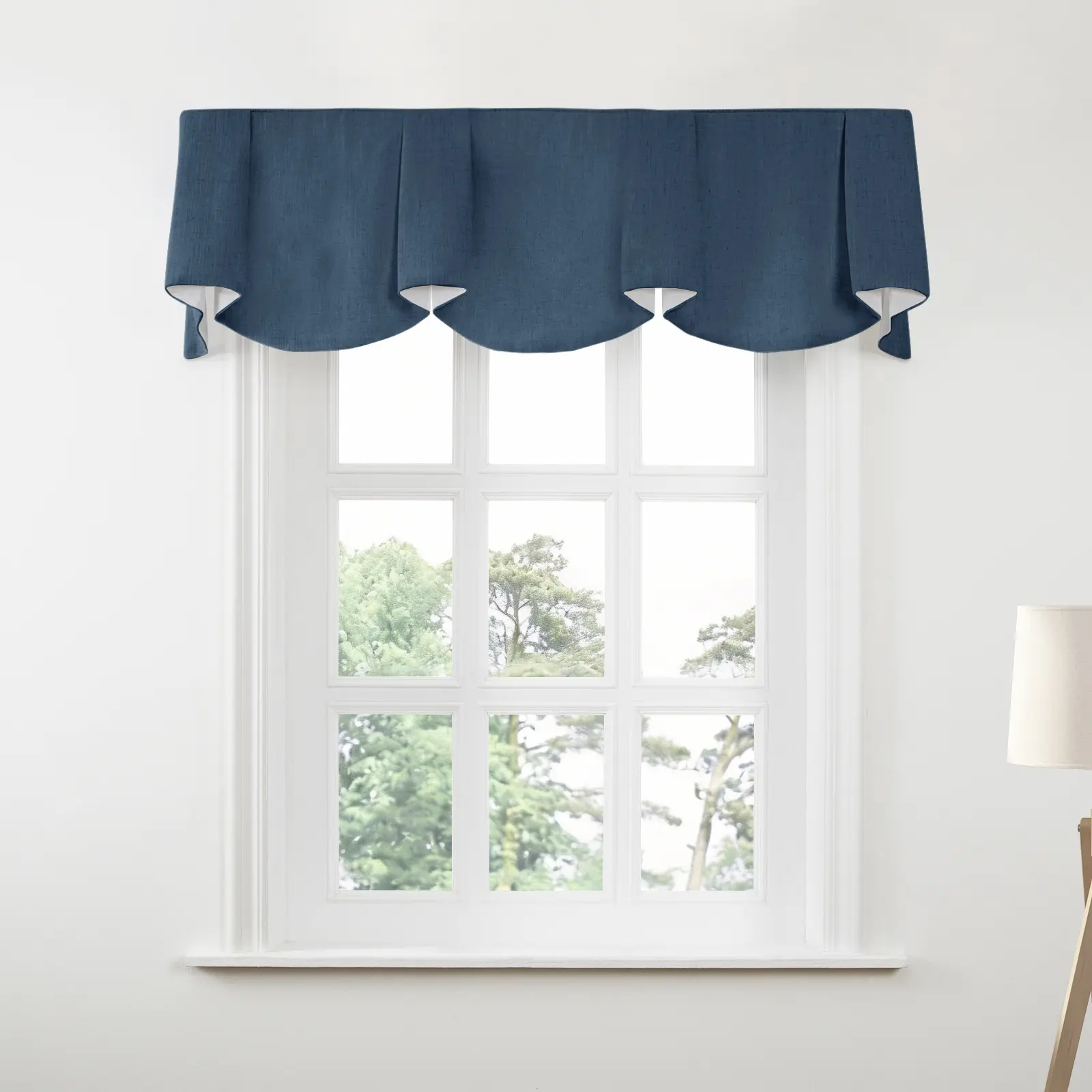 Liz Linen Board Mounted Sheffield Valance - Image 112
