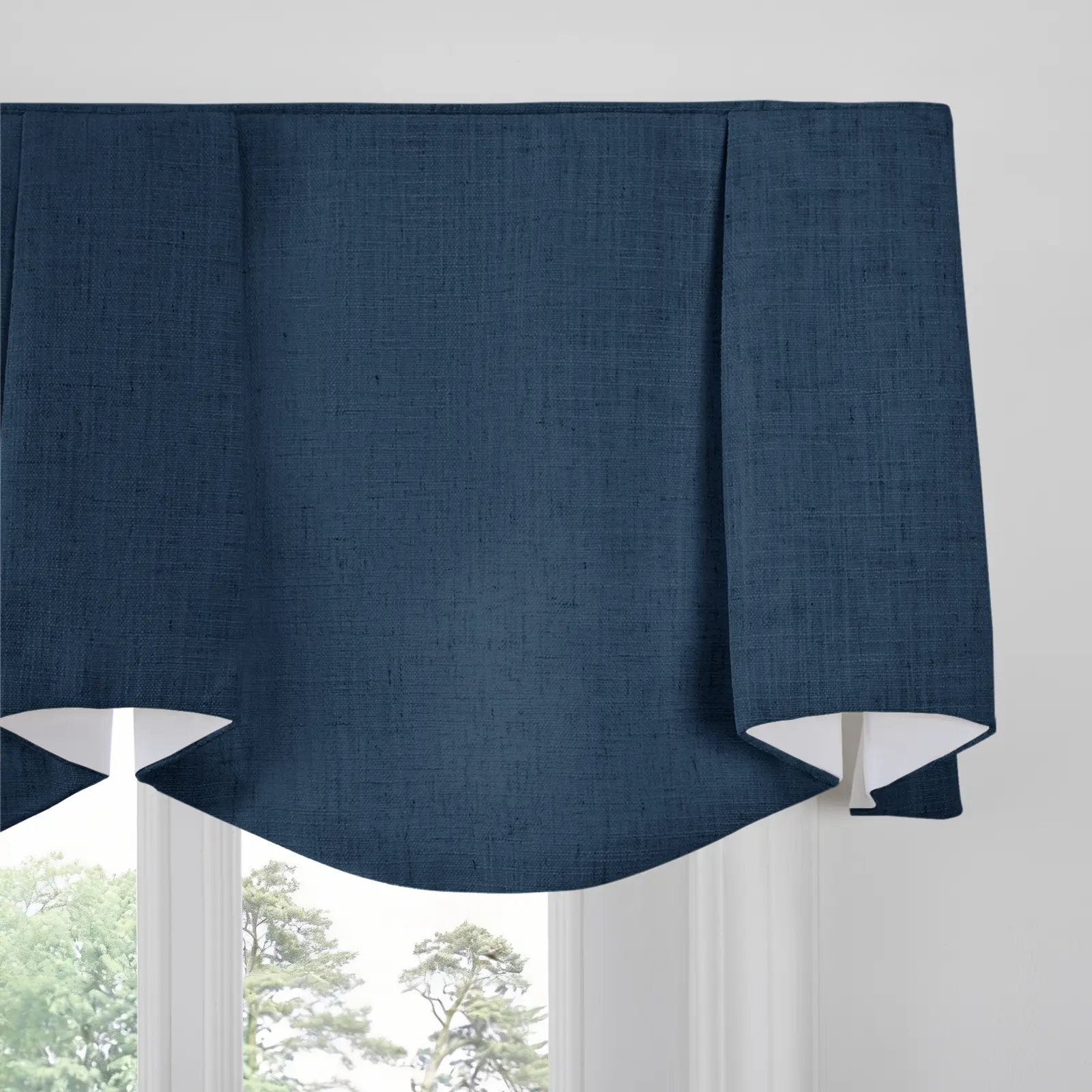 Liz Linen Board Mounted Sheffield Valance - Image 114