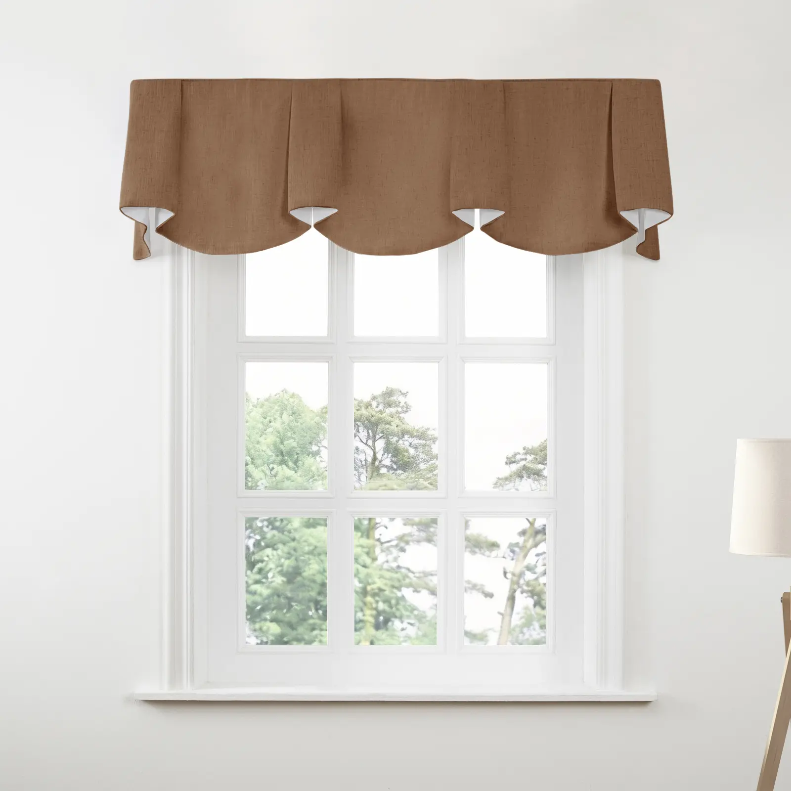 Liz Linen Board Mounted Sheffield Valance - Image 122
