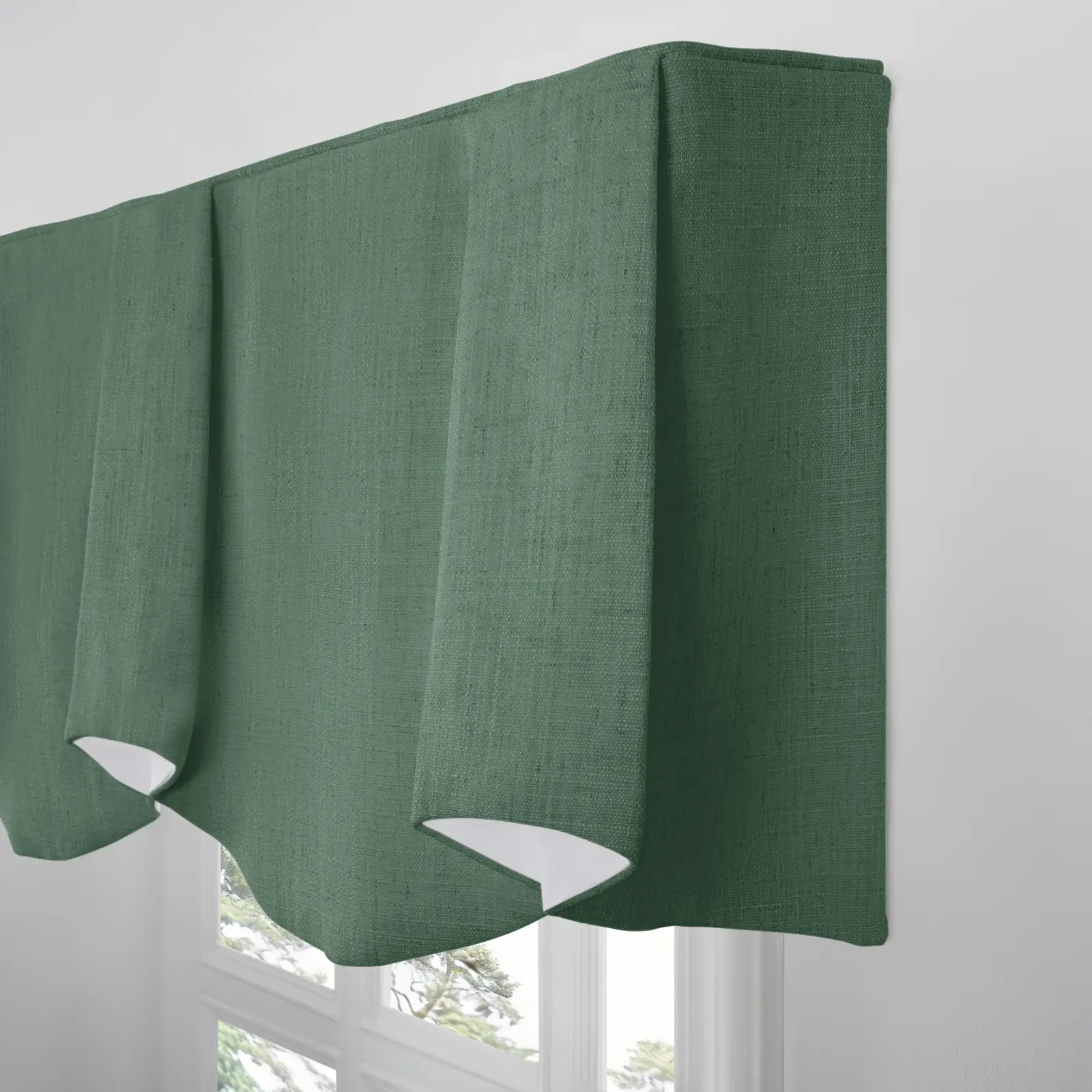 Liz Linen Board Mounted Sheffield Valance - Image 138
