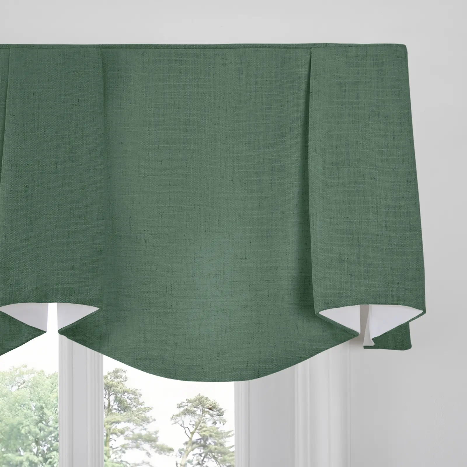 Liz Linen Board Mounted Sheffield Valance - Image 139