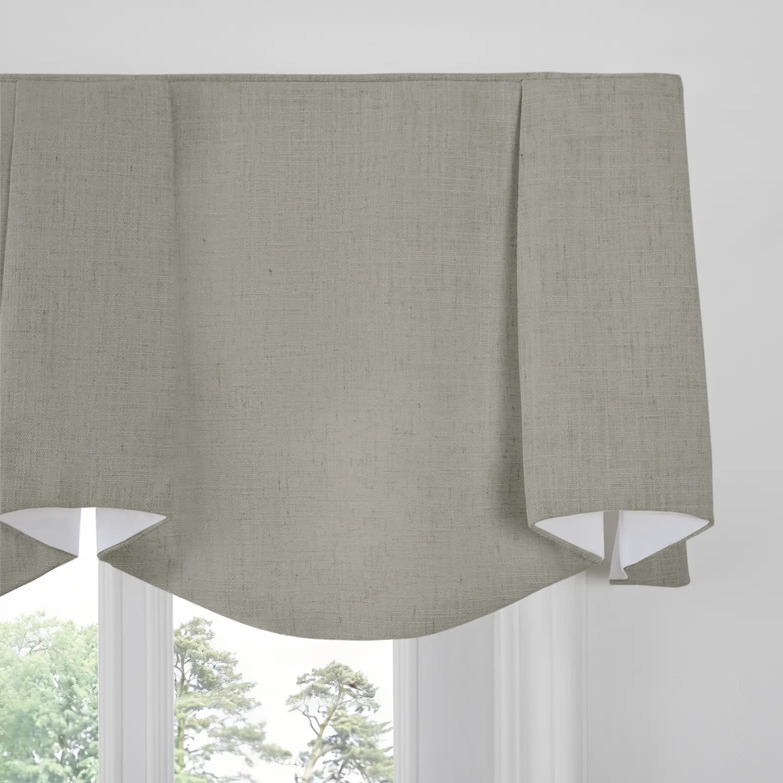 Liz Linen Board Mounted Sheffield Valance - Image 149