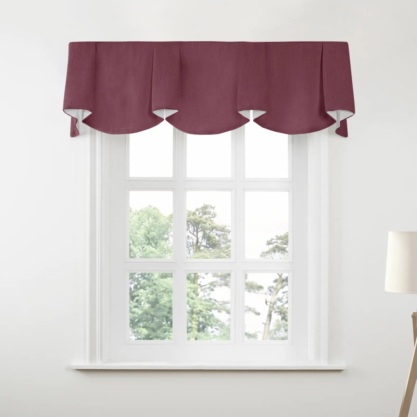 Liz Linen Board Mounted Sheffield Valance - Image 152