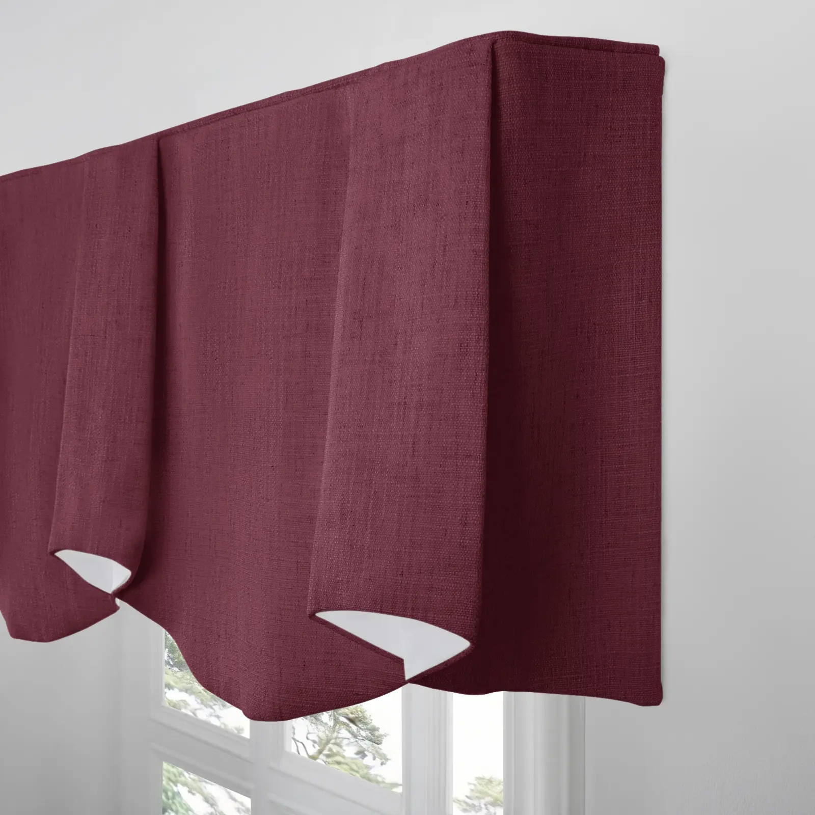 Liz Linen Board Mounted Sheffield Valance - Image 153