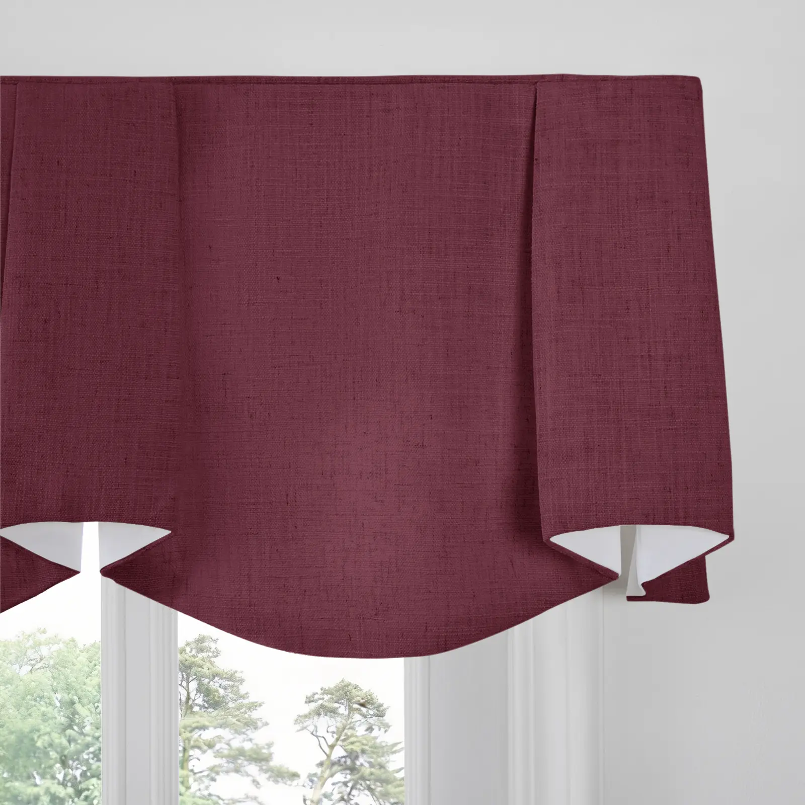 Liz Linen Board Mounted Sheffield Valance - Image 154