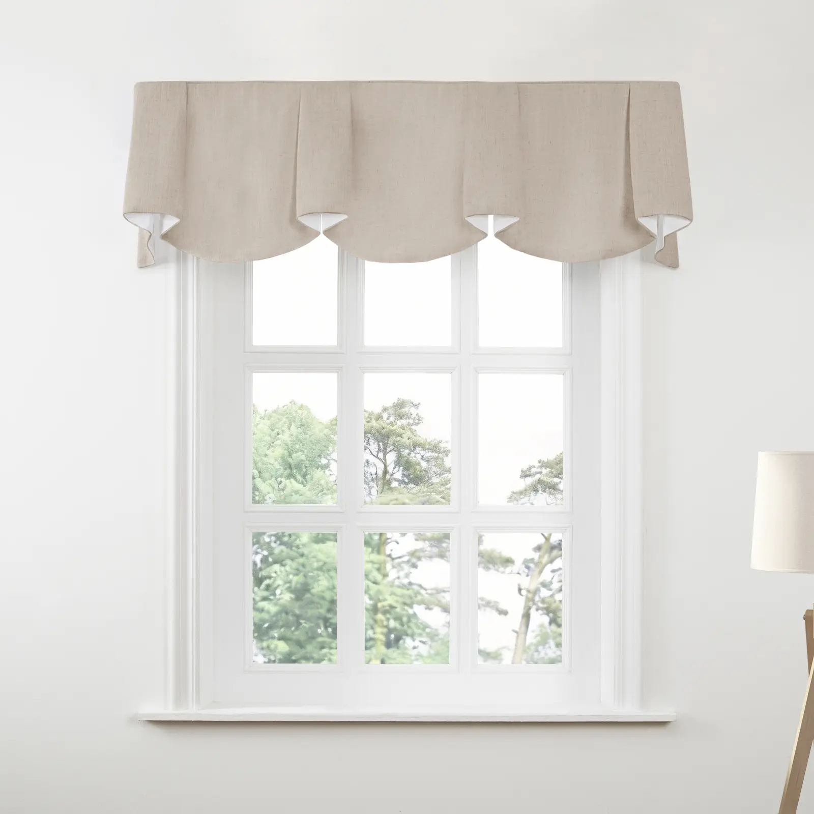 Liz Linen Board Mounted Sheffield Valance - Image 183
