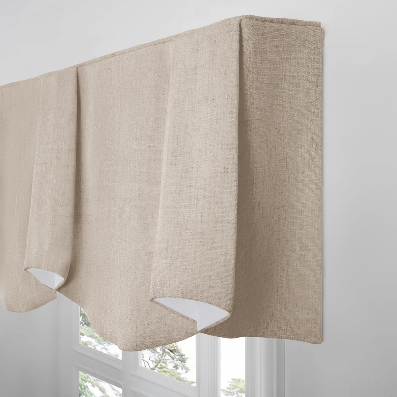 Liz Linen Board Mounted Sheffield Valance - Image 184