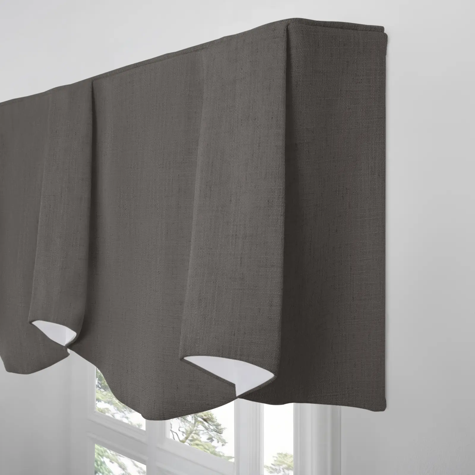 Liz Linen Board Mounted Sheffield Valance - Image 38