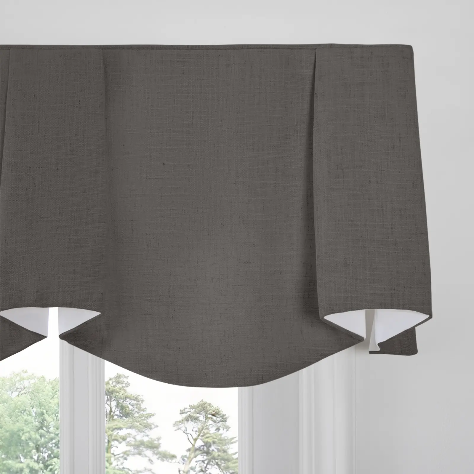 Liz Linen Board Mounted Sheffield Valance - Image 39