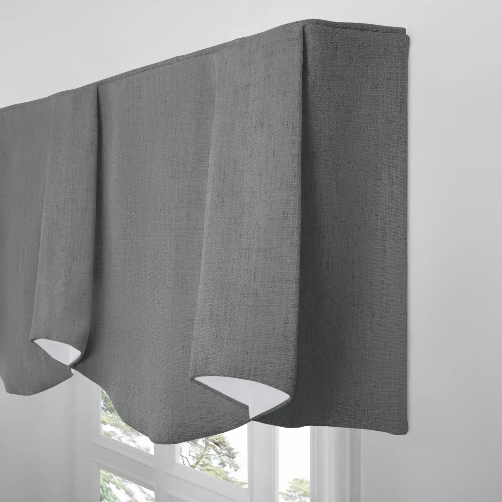 Liz Linen Board Mounted Sheffield Valance - Image 48