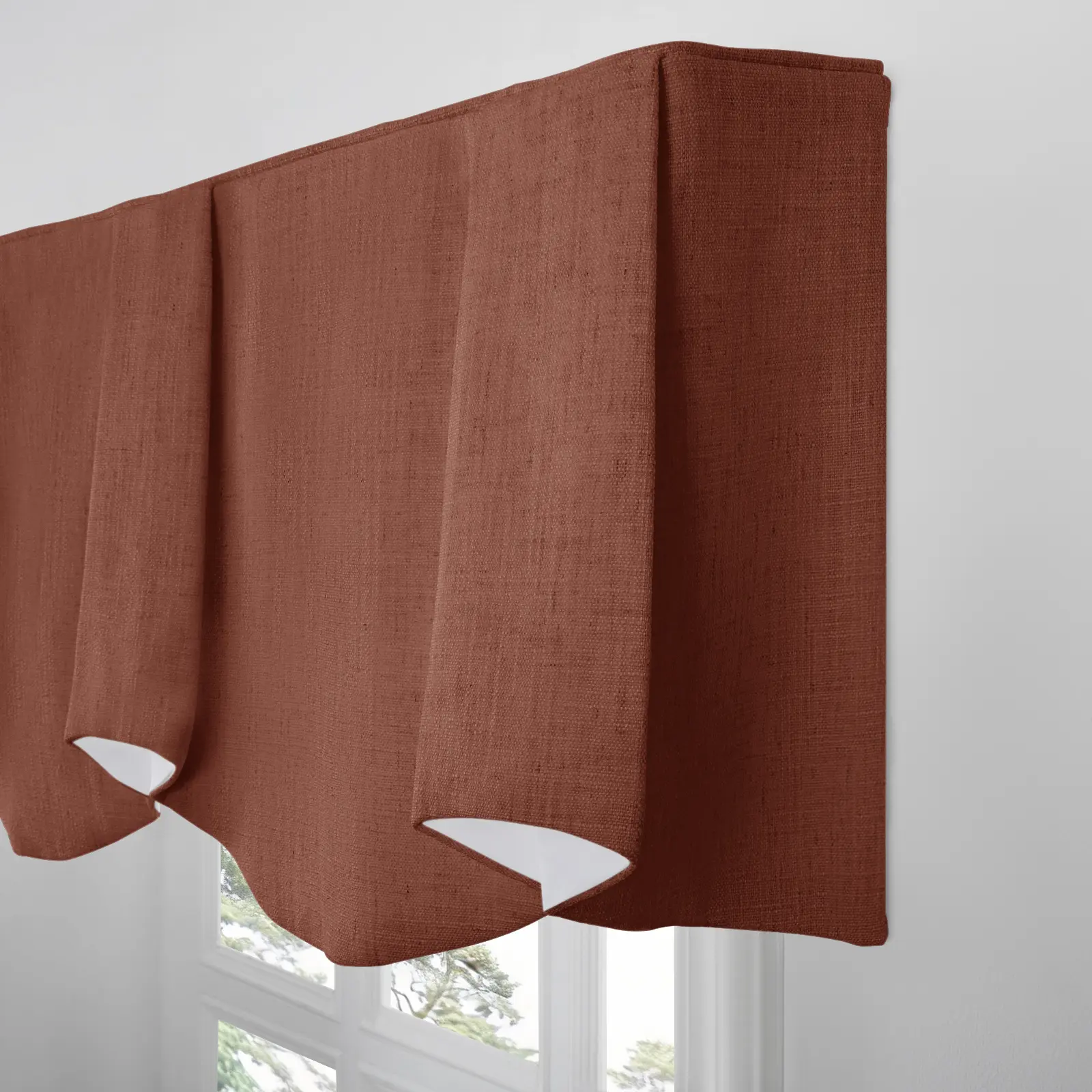 Liz Linen Board Mounted Sheffield Valance - Image 58
