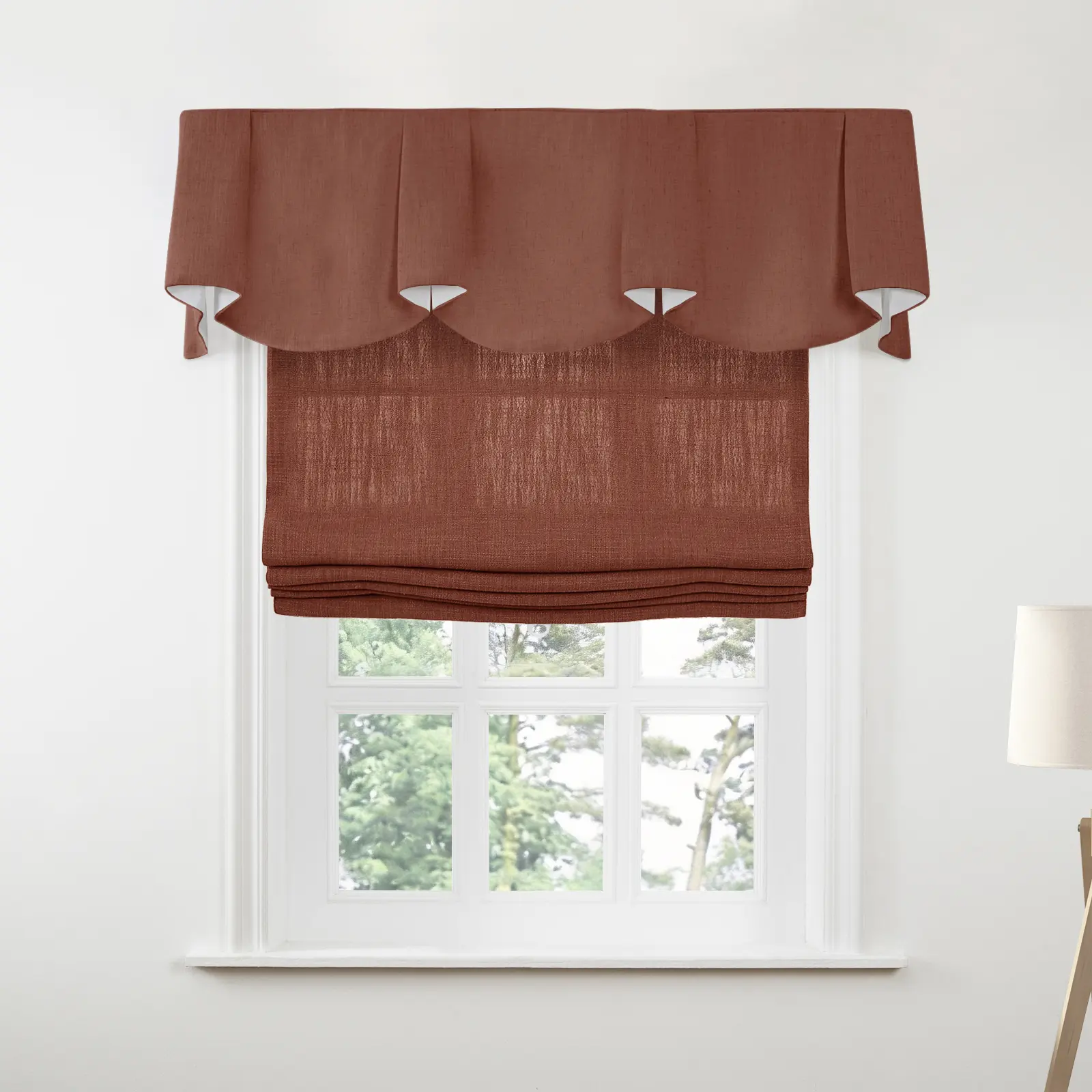 Liz Linen Board Mounted Sheffield Valance - Image 61