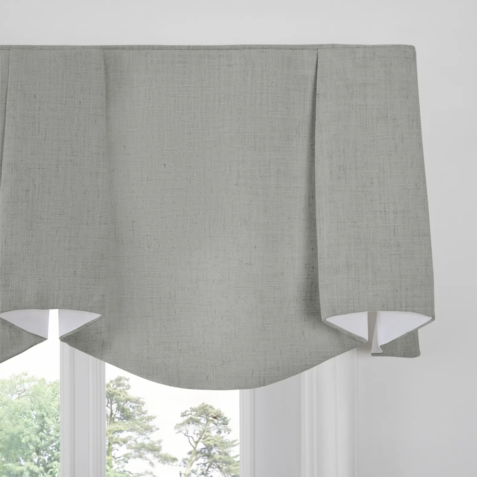 Liz Linen Board Mounted Sheffield Valance - Image 64