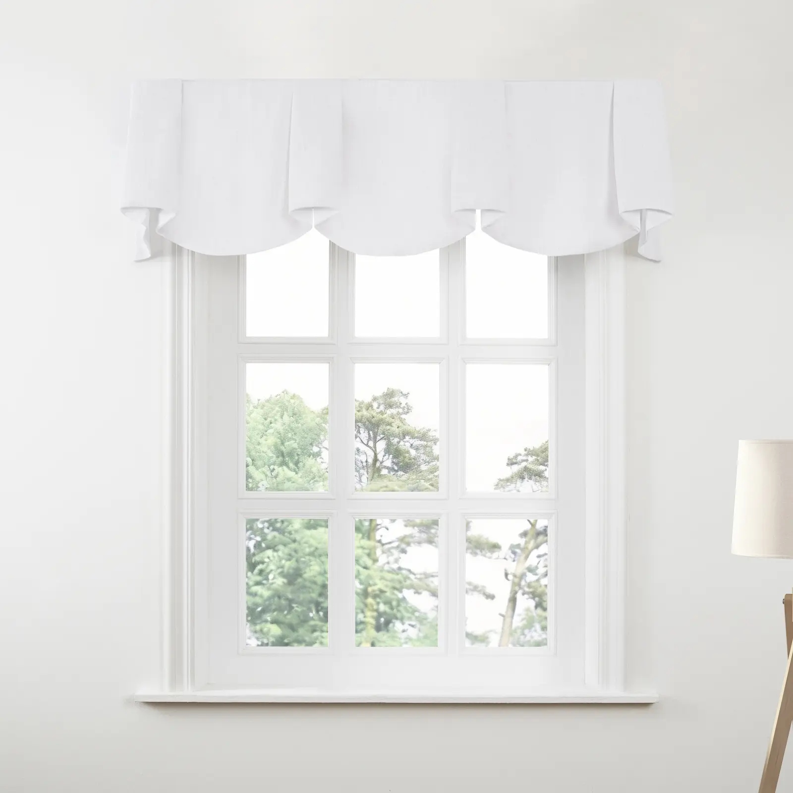 Liz Linen Board Mounted Sheffield Valance - Image 7
