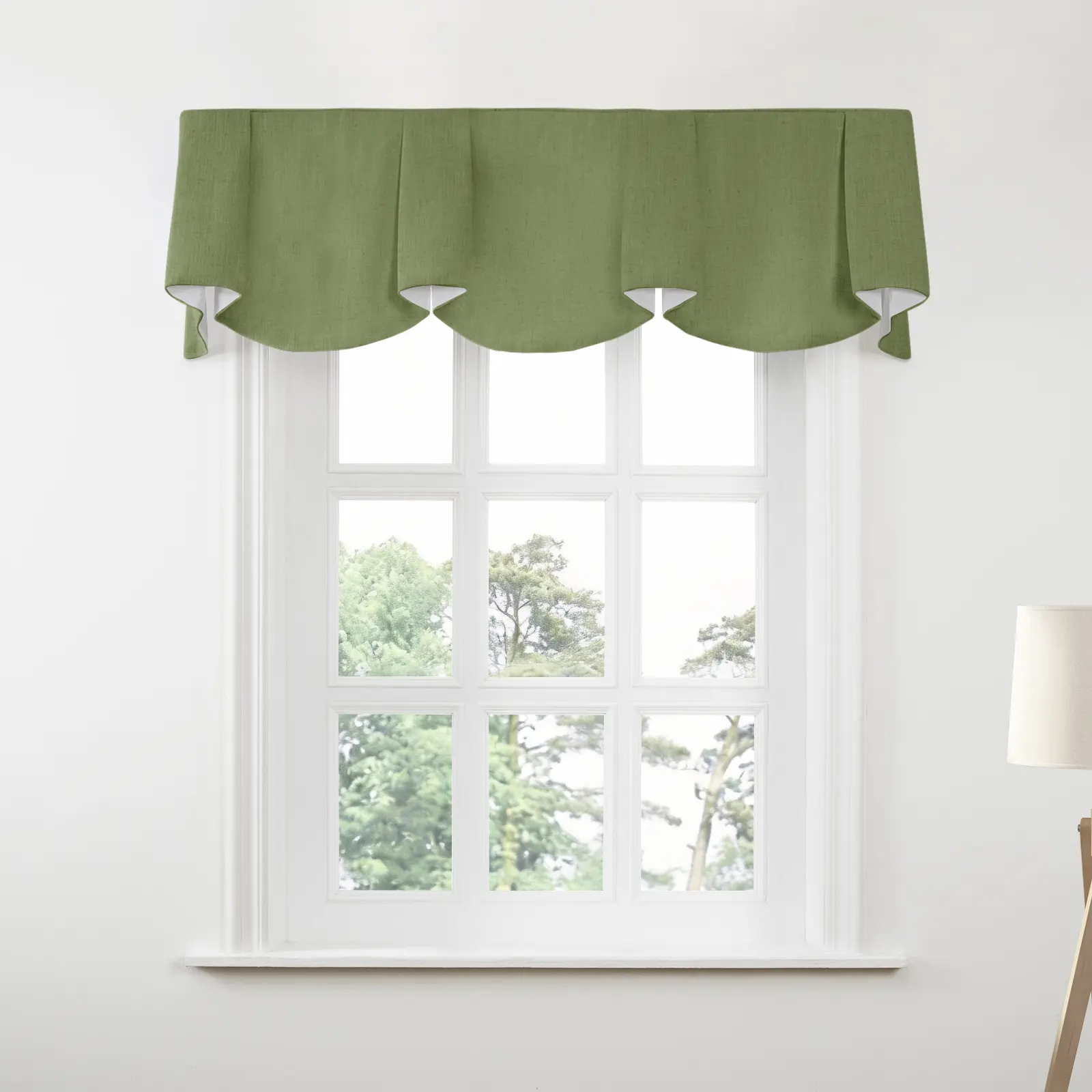 Liz Linen Board Mounted Sheffield Valance - Image 72