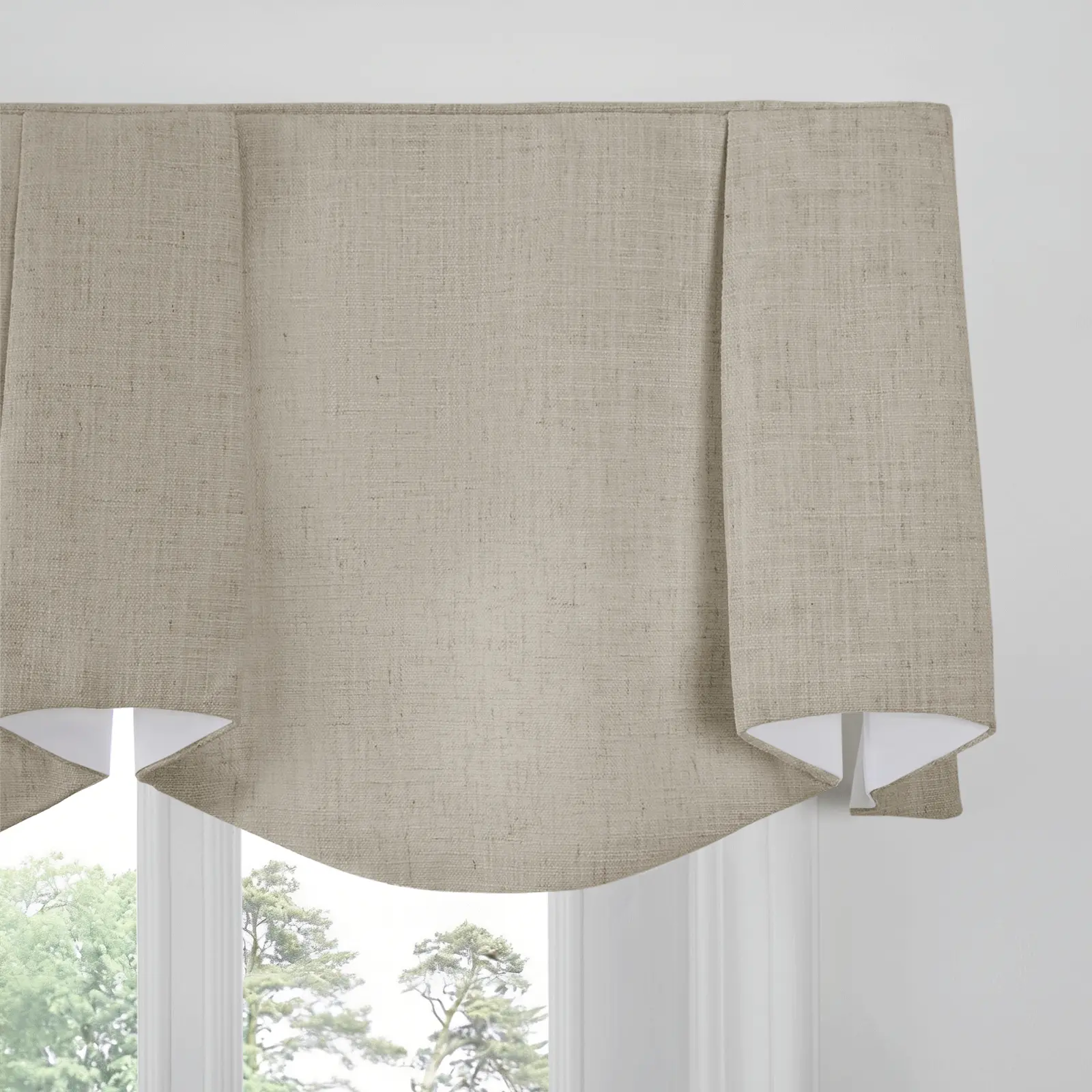 Liz Linen Board Mounted Sheffield Valance - Image 79