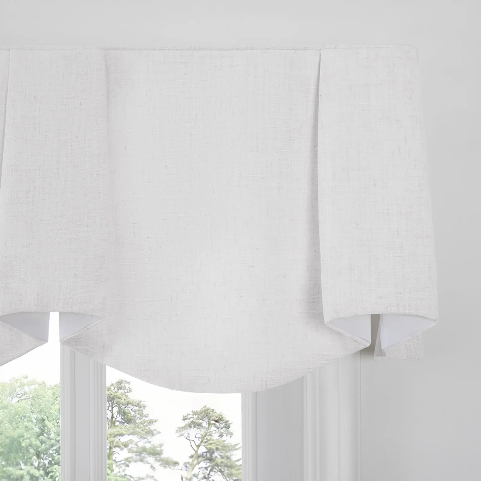 Liz Linen Board Mounted Sheffield Valance - Image 8