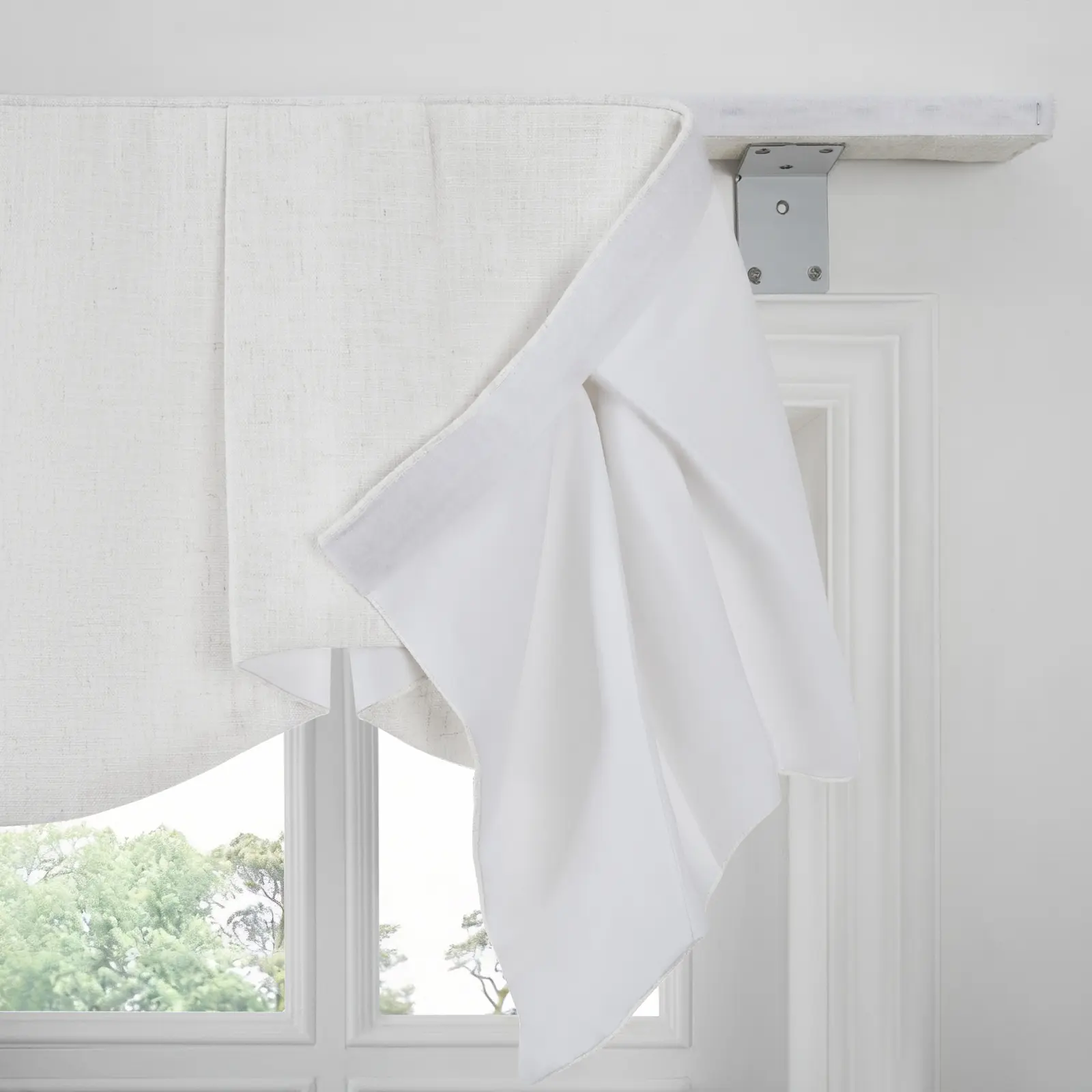 Liz Linen Board Mounted Sheffield Valance - Image 85