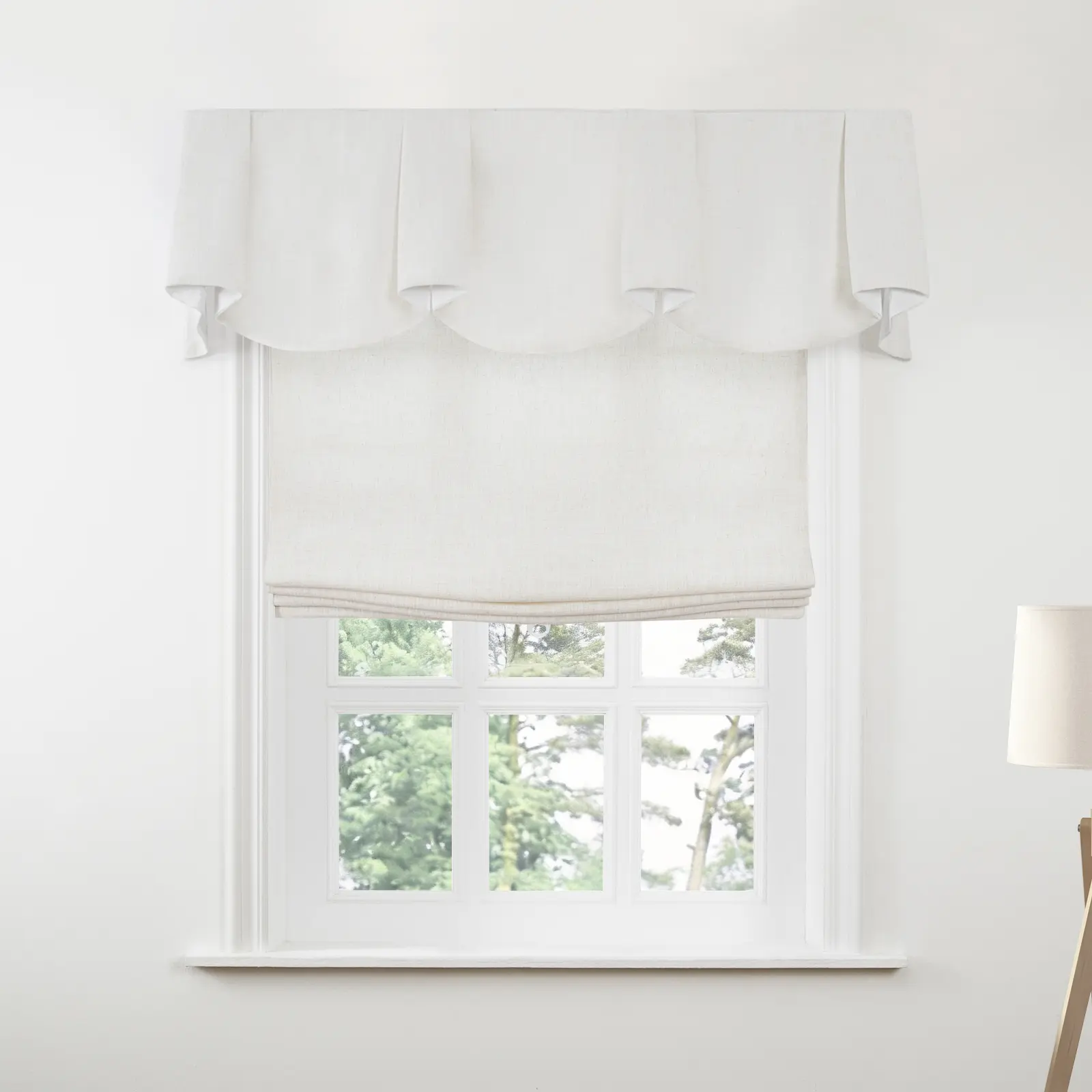 Liz Linen Board Mounted Sheffield Valance - Image 86
