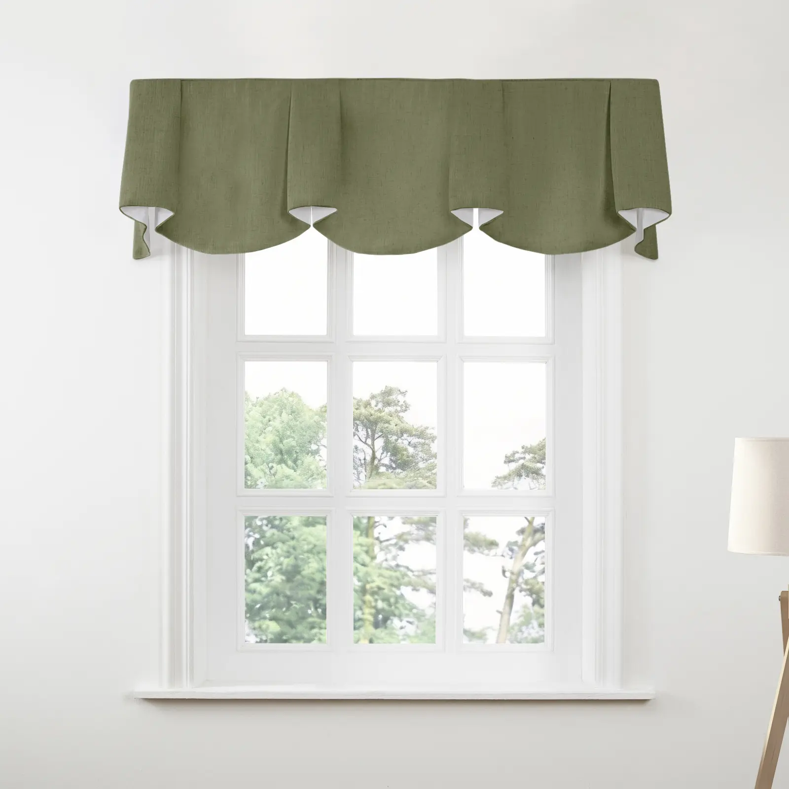 Liz Linen Board Mounted Sheffield Valance - Image 87