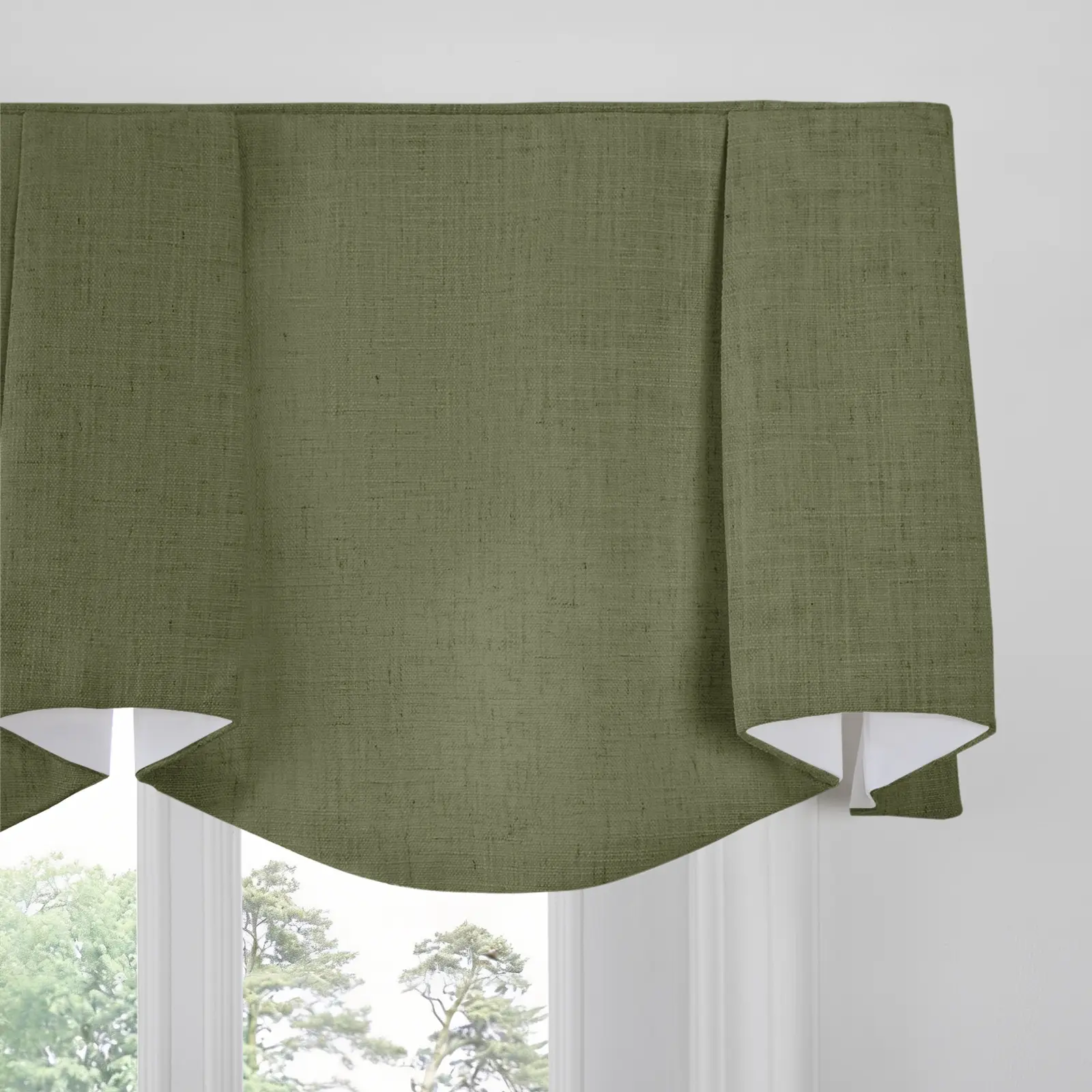 Liz Linen Board Mounted Sheffield Valance - Image 89