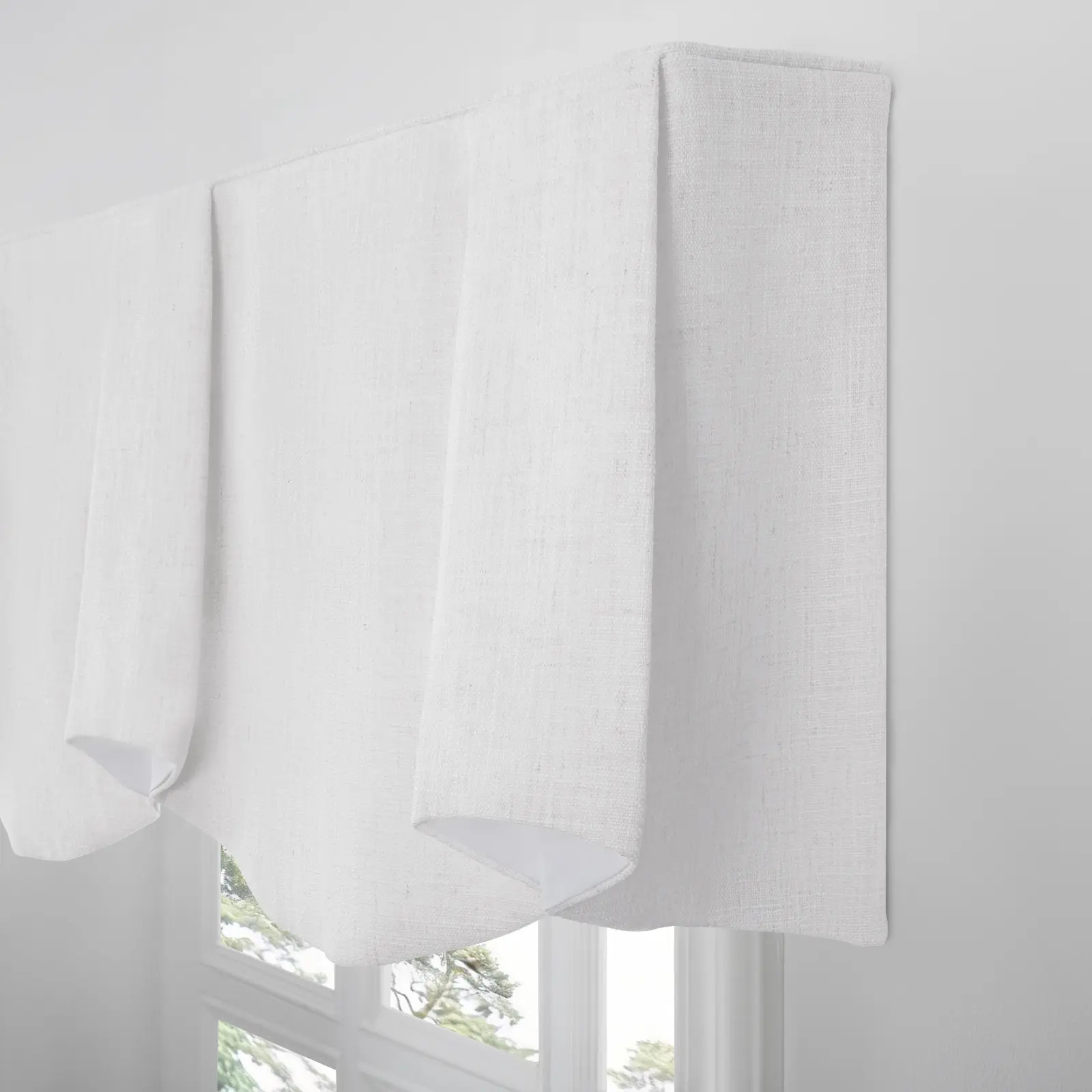 Liz Linen Board Mounted Sheffield Valance - Image 9