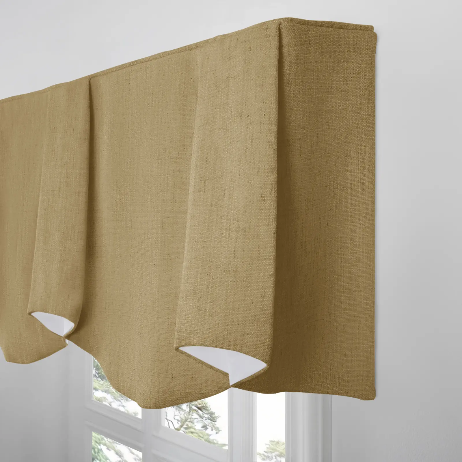 Liz Linen Board Mounted Sheffield Valance - Image 93