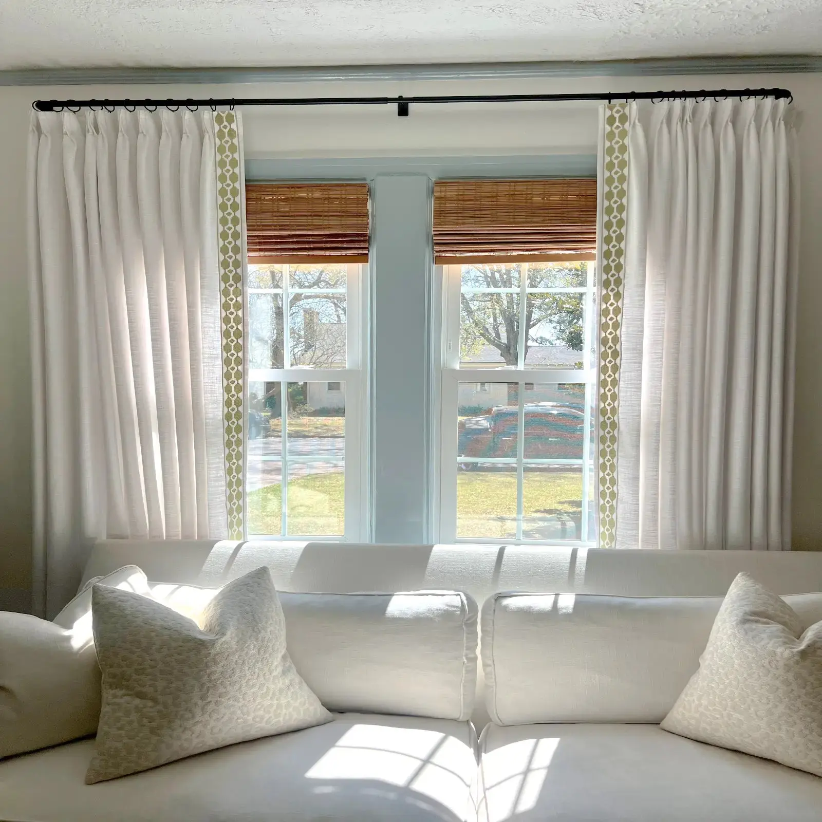 Liz Linen Curtains with Border Trim (Sold per Pair) - Image 13
