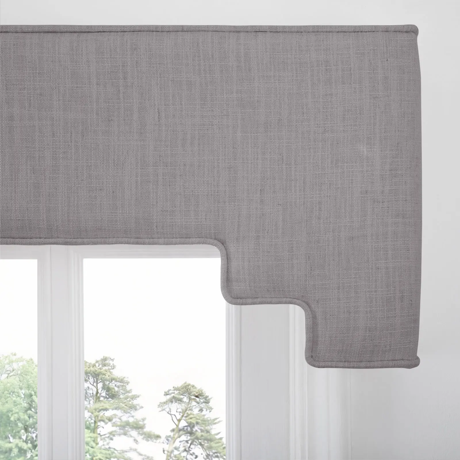 Liz Linen Decorative Stepped Cornice - Image 104