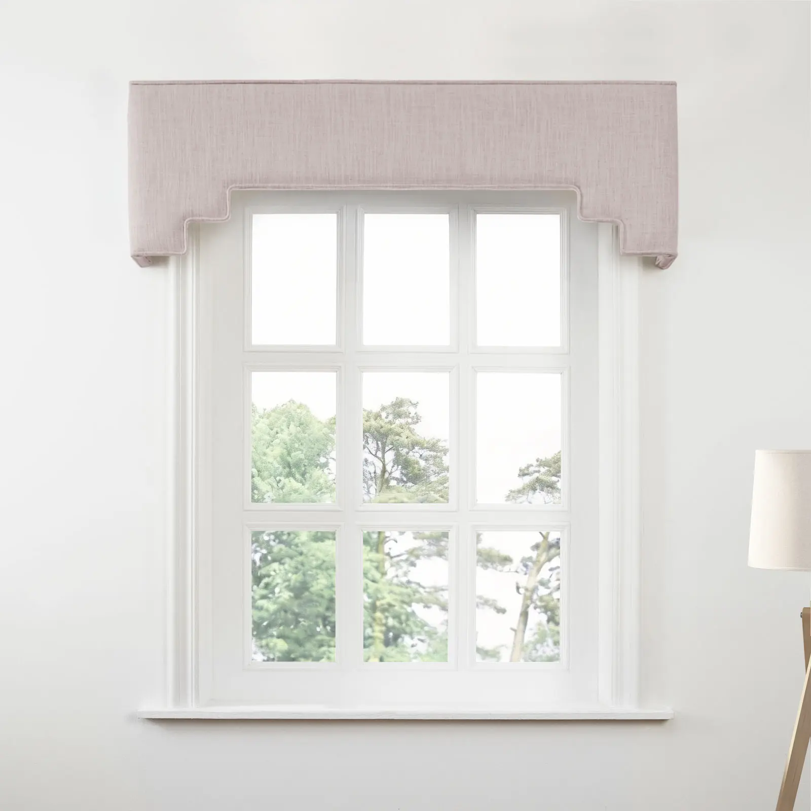 Liz Linen Decorative Stepped Cornice - Image 110