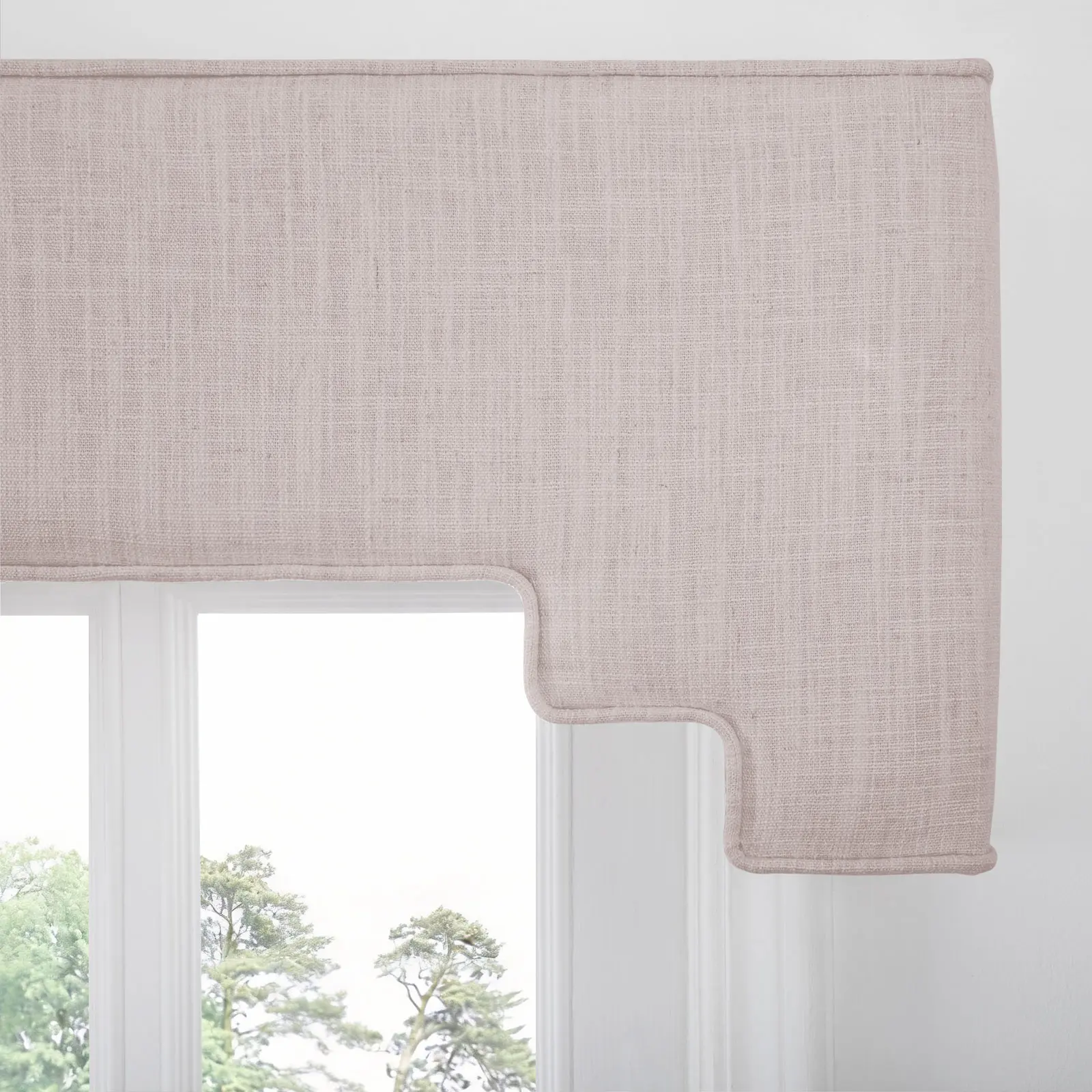 Liz Linen Decorative Stepped Cornice - Image 112